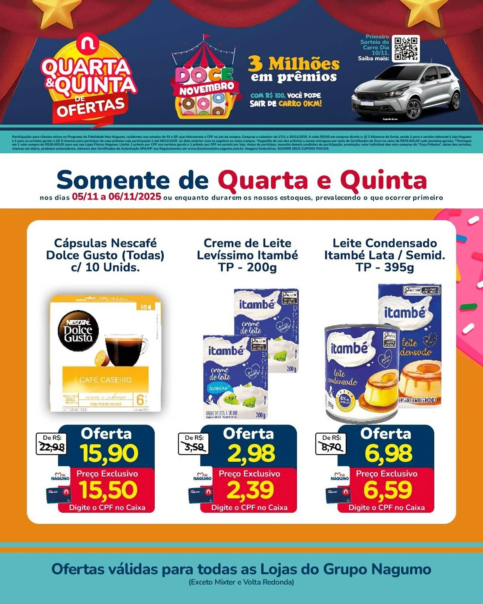 Encarte de Folheto Nagumo 5 de novembro até 6 de novembro 2025 - Pagina 1