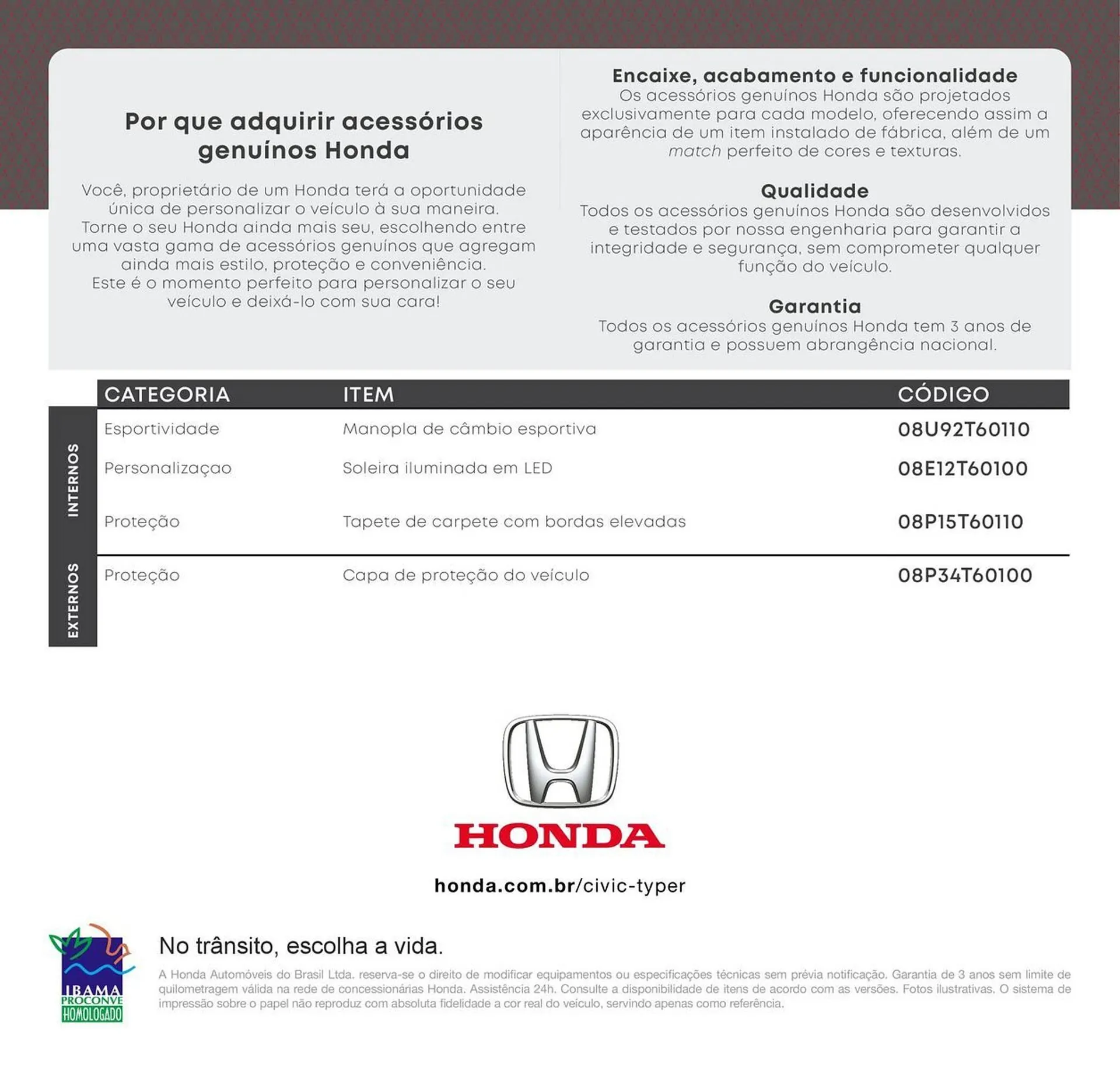 Encarte de Catálogo Honda 9 de setembro até 31 de dezembro 2025 - Pagina 3