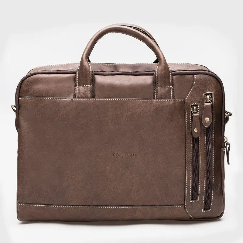 Pasta Em Couro Camel