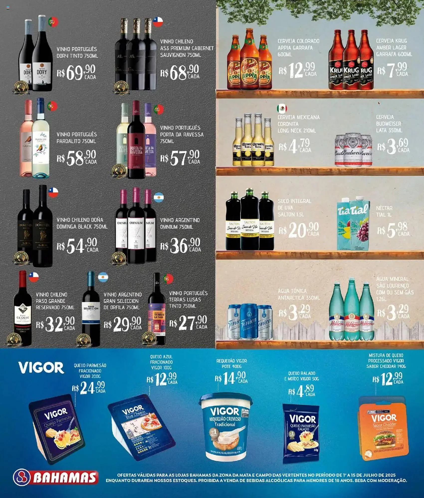 Encarte de Catálogo Bahamas Supermercados 1 de julho até 16 de julho 2025 - Pagina 3