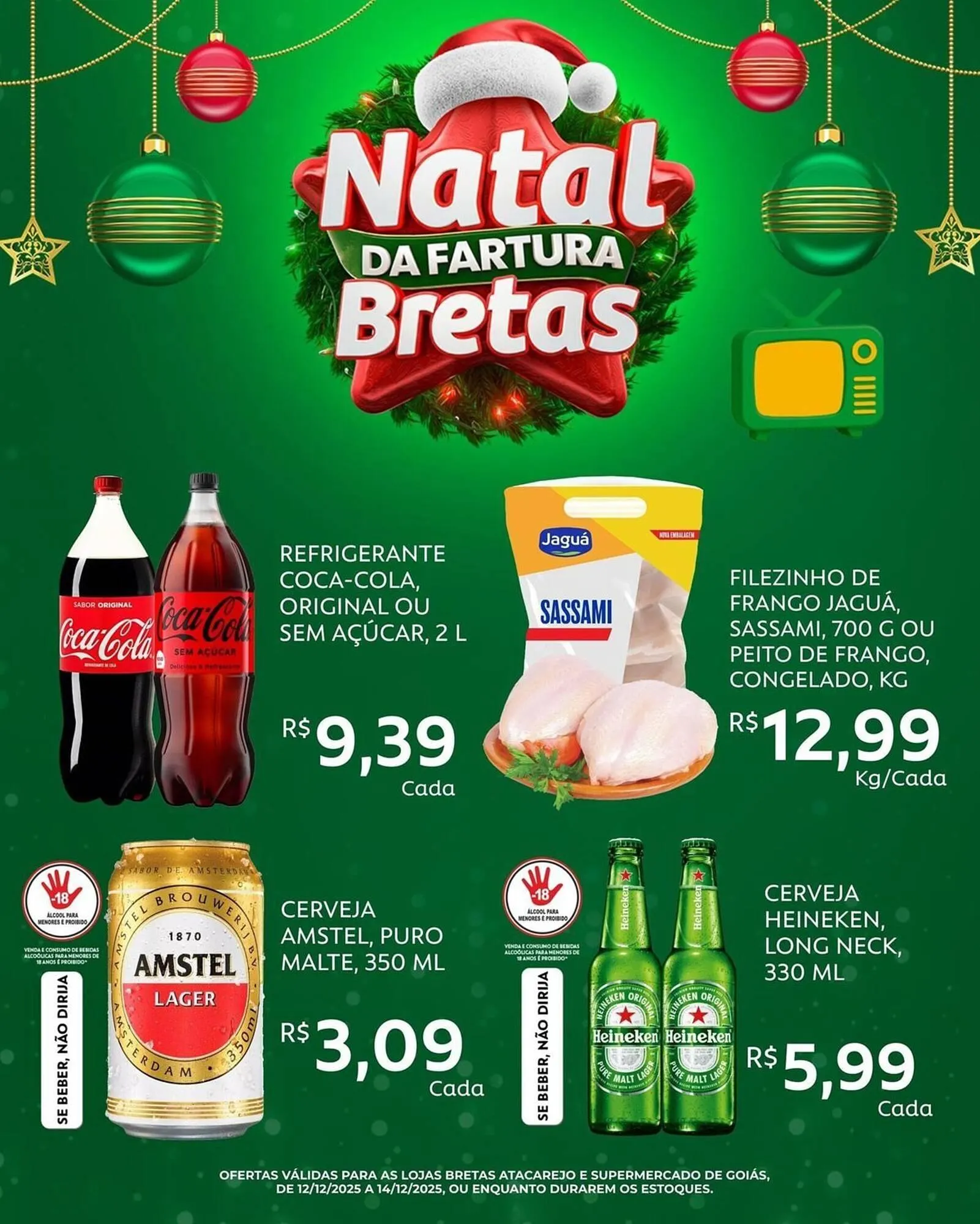 Encarte de Catálogo Supermercados Bretas 12 de dezembro até 14 de dezembro 2025 - Pagina 2