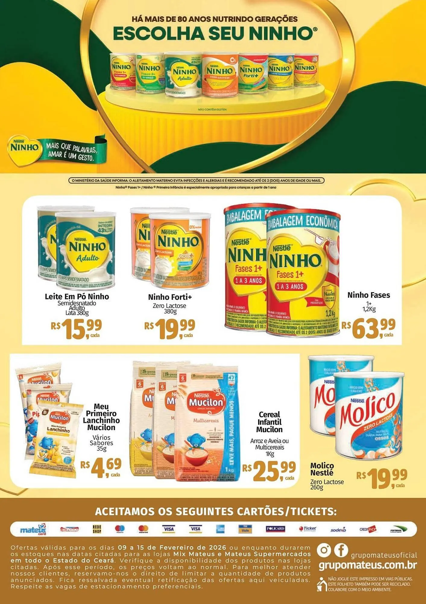 Encarte de Catálogo Supermercados Mateus 9 de fevereiro até 15 de fevereiro 2026 - Pagina 2