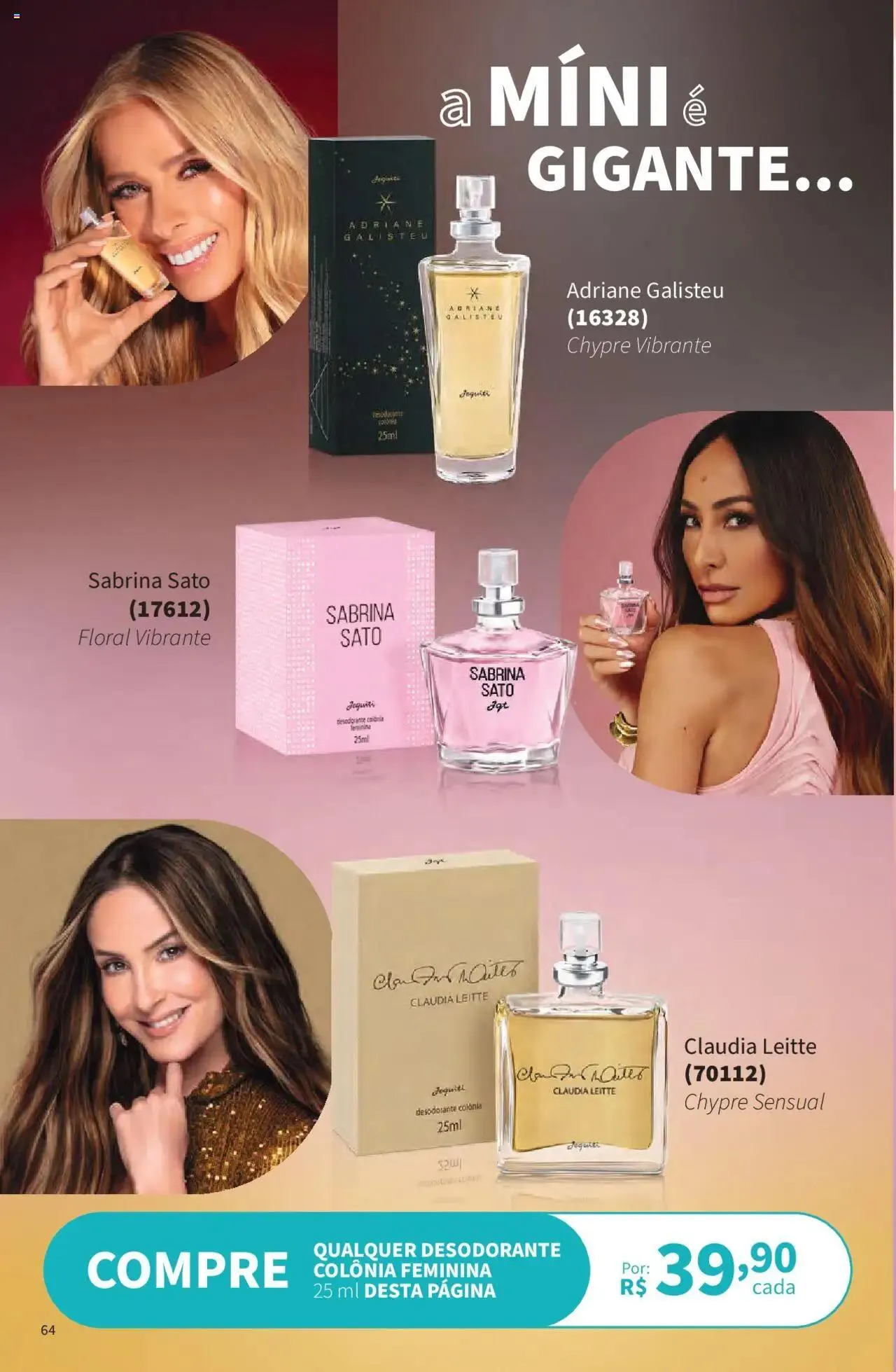 Encarte de Jequiti - Revista 06/2025 21 de abril até 16 de maio 2025 - Pagina 64