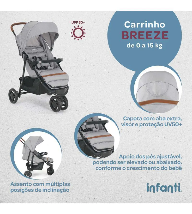 Carrinho Breeze Travel System TS DUO Infanti