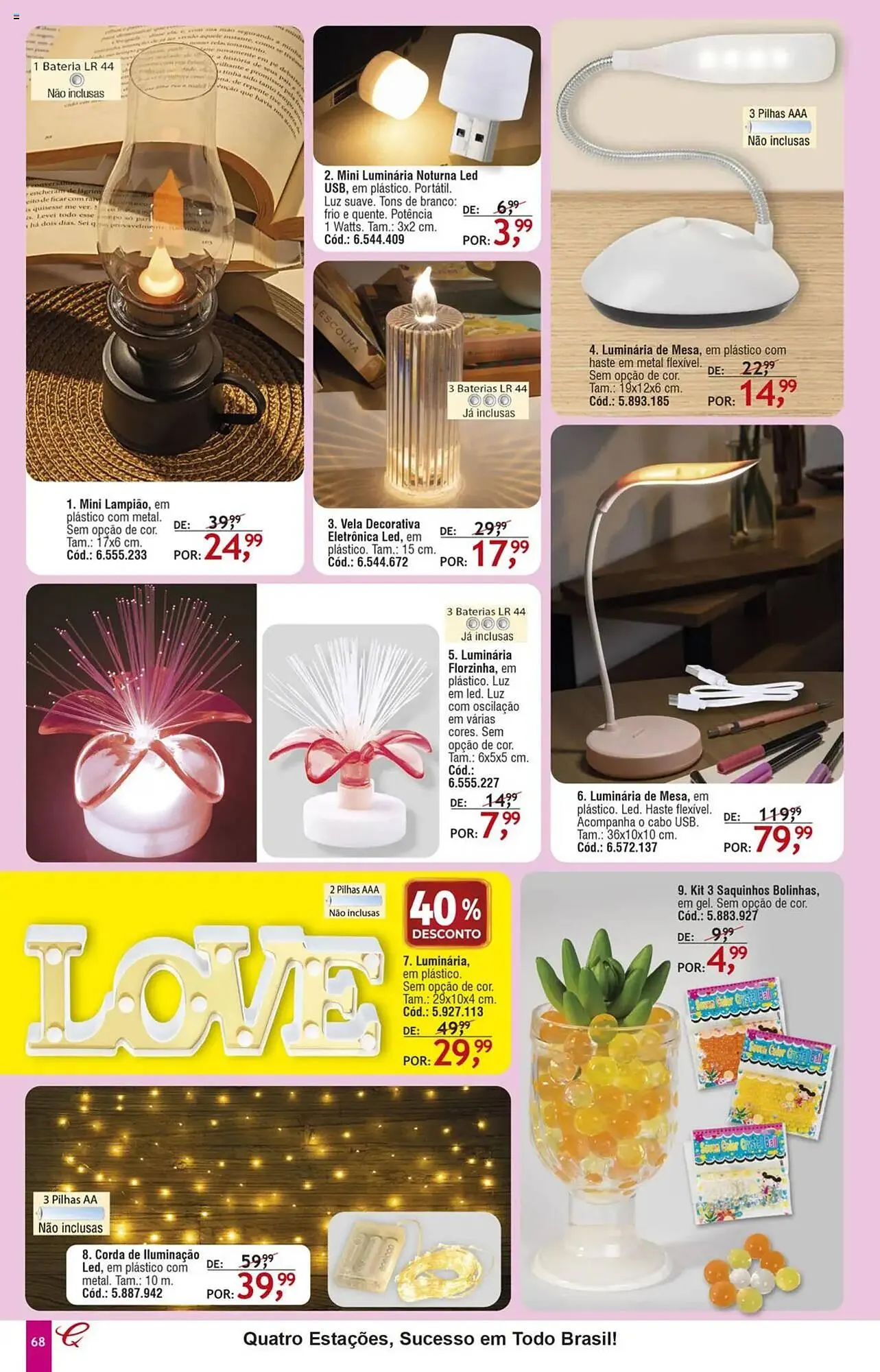 Encarte de Catálogo Quatro Estações 1 de fevereiro até 30 de abril 2025 - Pagina 64