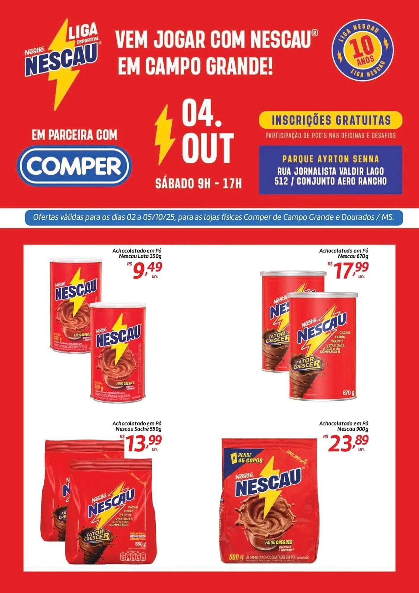 Encarte de Folheto Comper 2 de outubro até 5 de outubro 2025 - Pagina 1