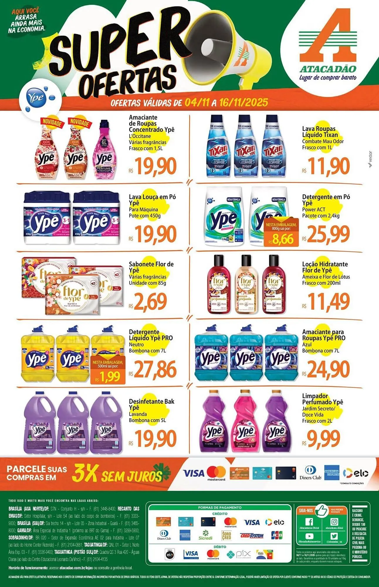 Encarte de Folheto Atacadão 5 de novembro até 16 de novembro 2025 - Pagina 1