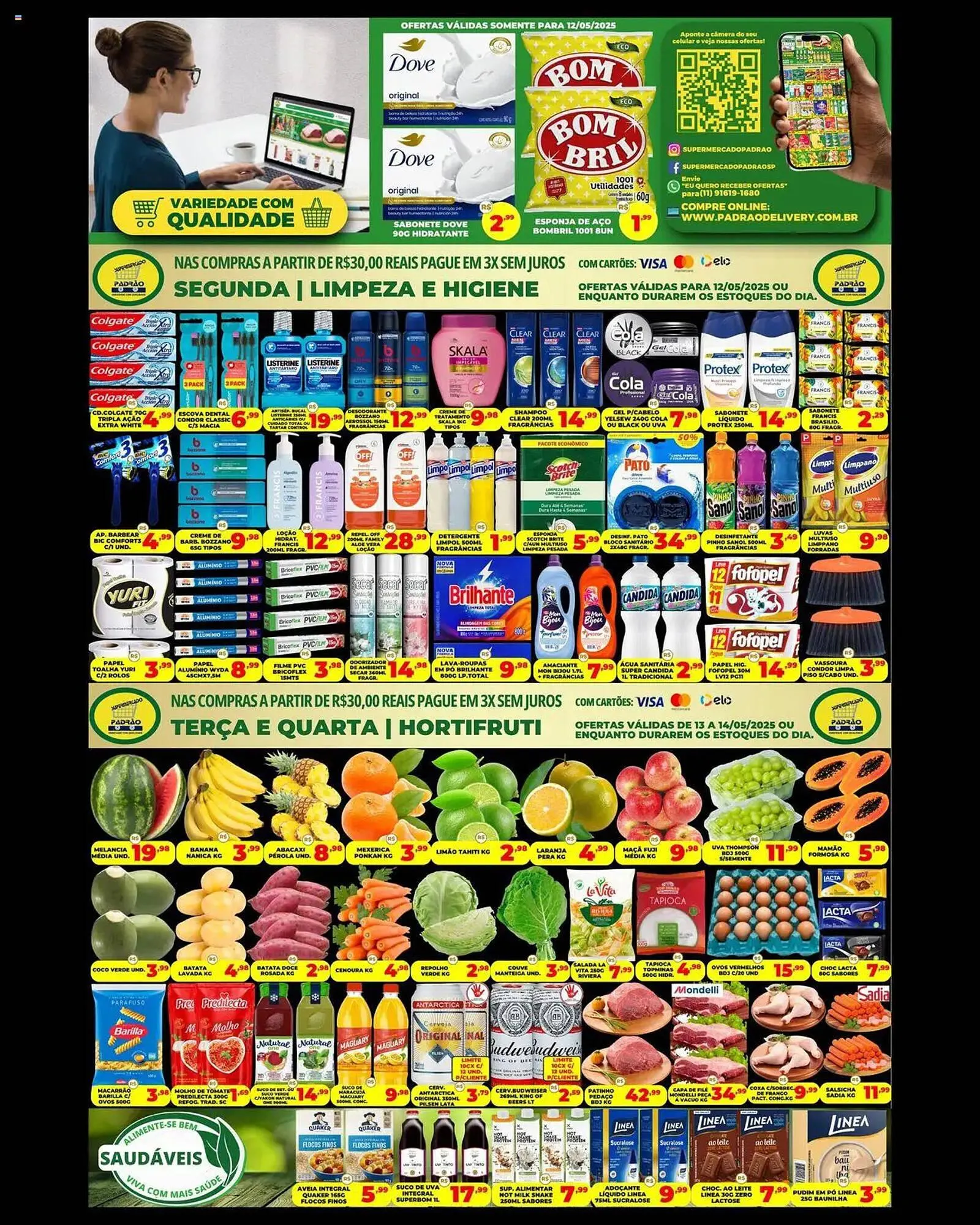 Encarte de Catálogo Supermercado Padrão 12 de maio até 16 de maio 2025 - Pagina 3