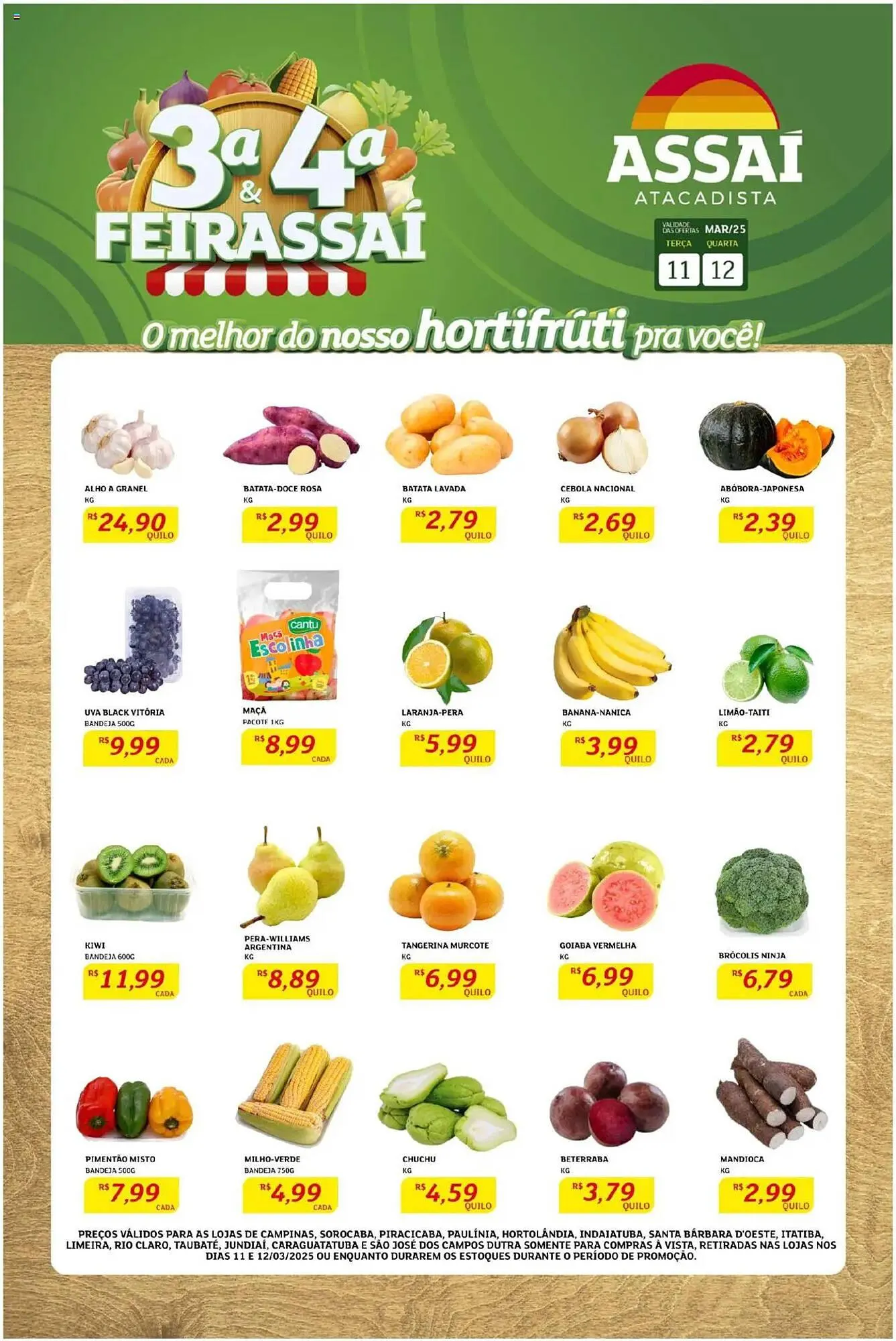 Encarte de Catálogo Assaí Atacadista 11 de março até 12 de março 2025 - Pagina 1