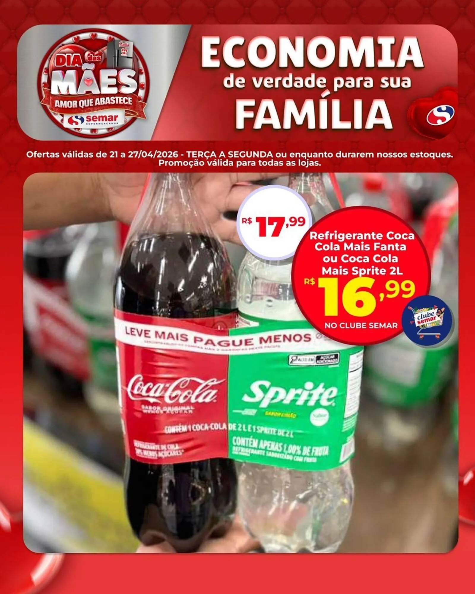 Encarte de Folheto Semar Supermercado 21 de abril até 27 de abril 2026 - Pagina 7