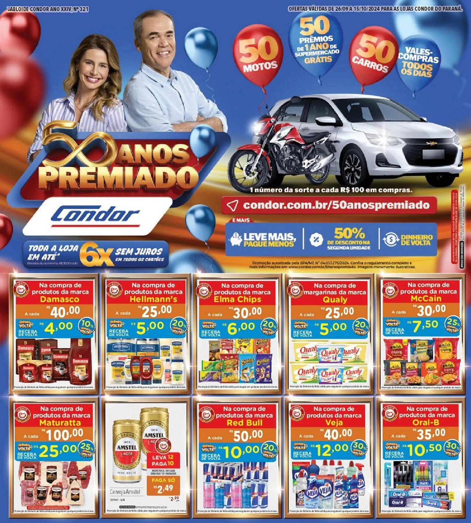 Encarte de Catálogo Supermercados Condor 26 de setembro até 15 de outubro 2024 - Pagina 1