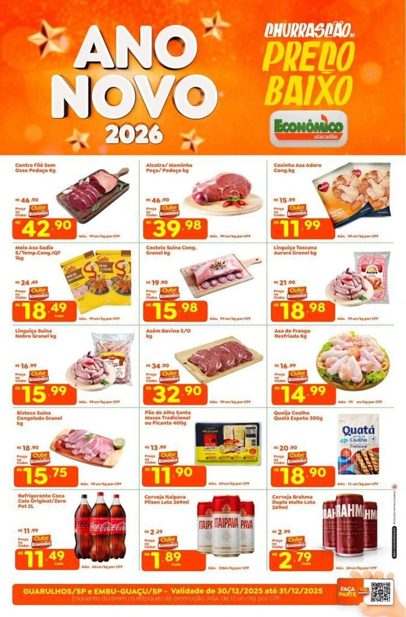 Encarte de Catálogo Econômico Atacadão 30 de dezembro até 31 de dezembro 2025 - Pagina 1