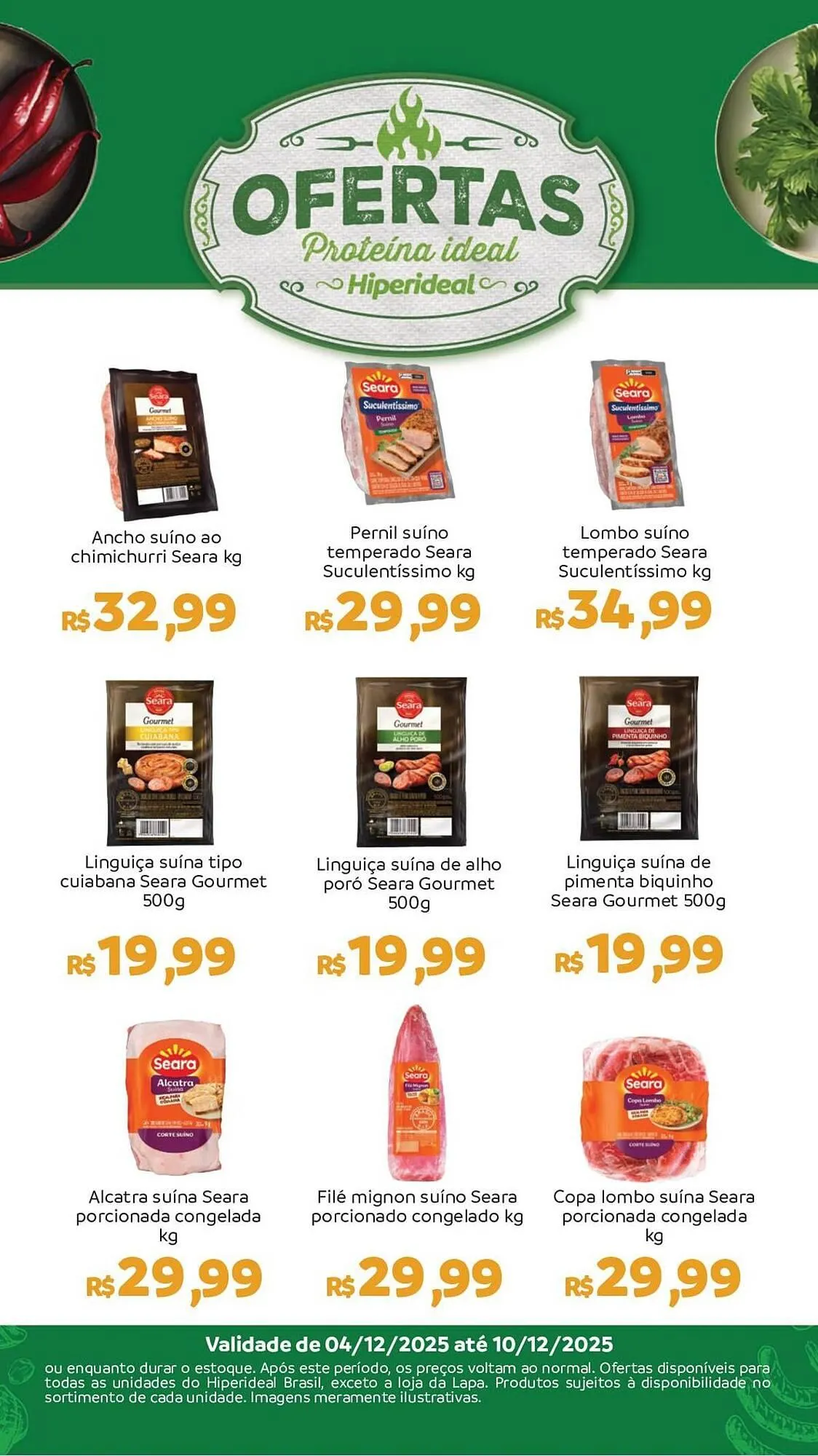 Encarte de Catálogo Hiperideal Supermercados 3 de dezembro até 10 de dezembro 2025 - Pagina 1
