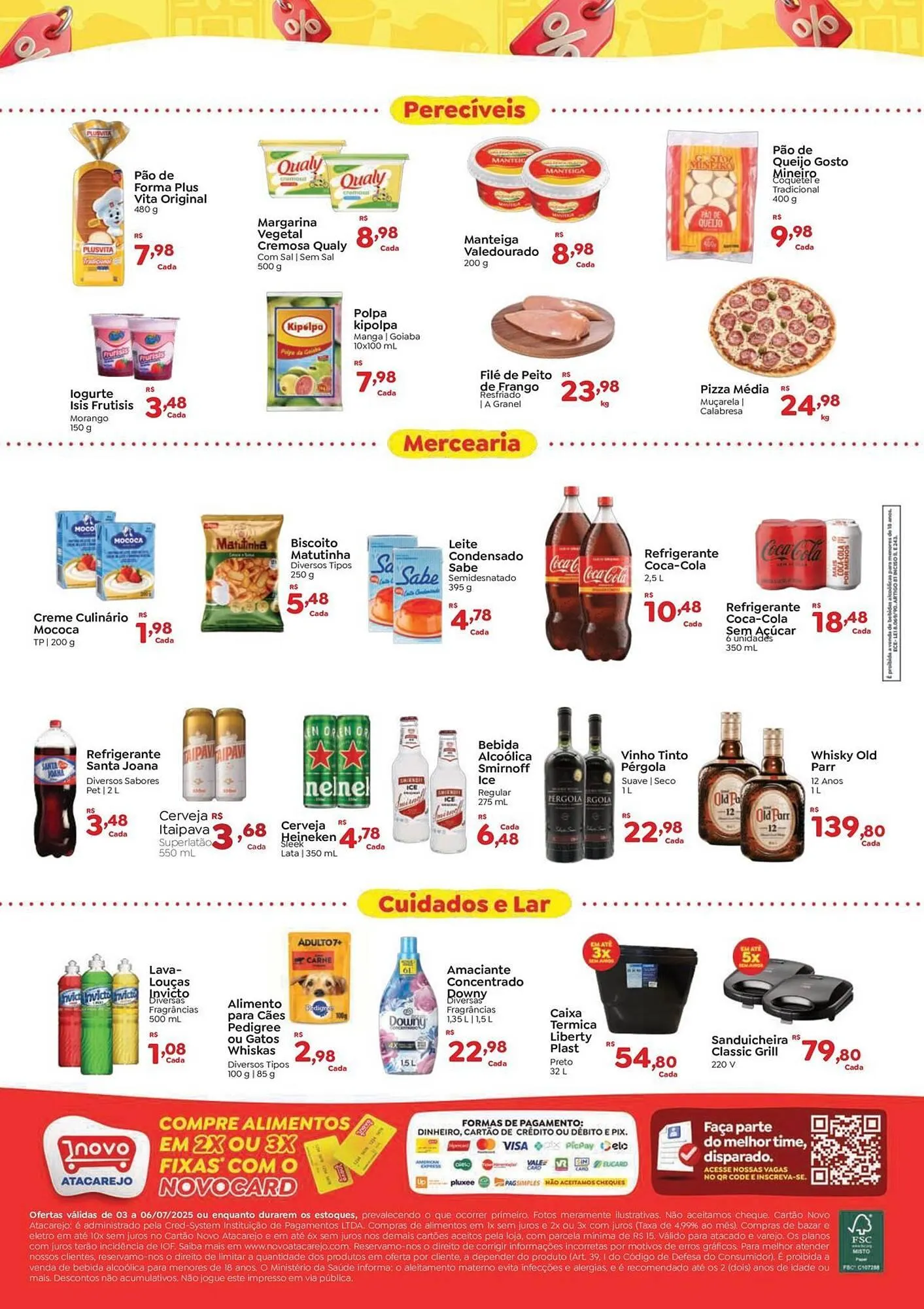 Encarte de Catálogo Novo Atacarejo 3 de julho até 6 de julho 2025 - Pagina 2
