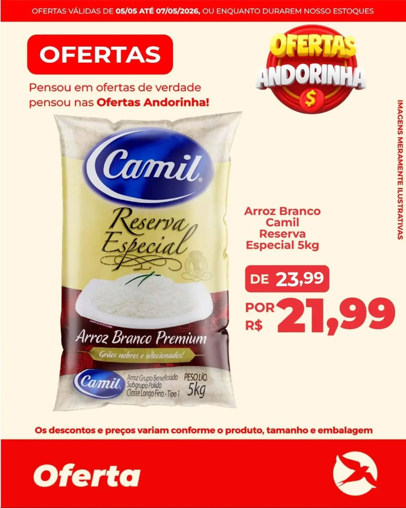 Encarte de Folheto Andorinha Hipermercado 5 de maio até 7 de maio 2026 - Pagina 1