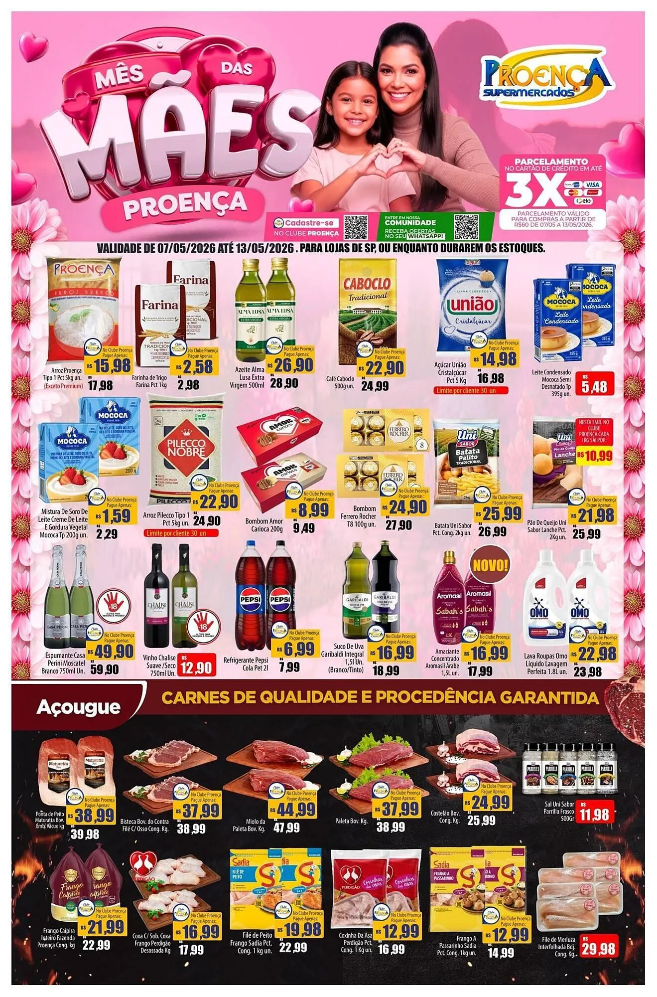 Encarte de Catálogo Proença Supermercados 7 de maio até 13 de maio 2026 - Pagina 1