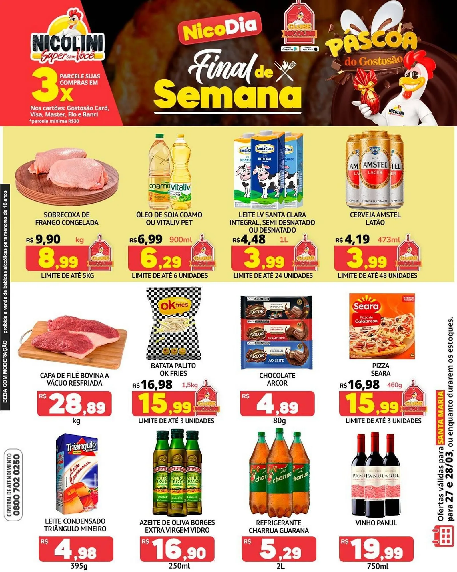 Encarte de Catálogo Super Nicolini 27 de março até 28 de março 2026 - Pagina 1
