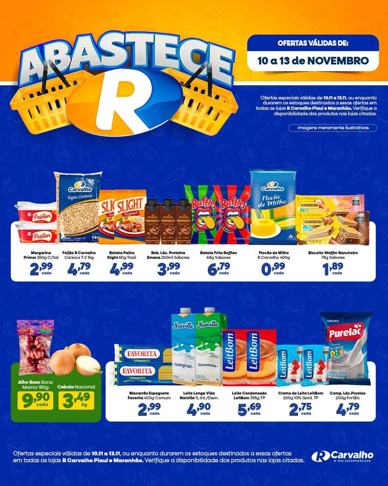 Encarte de Catálogo Carvalho Supermercado 10 de novembro até 13 de novembro 2025 - Pagina 1