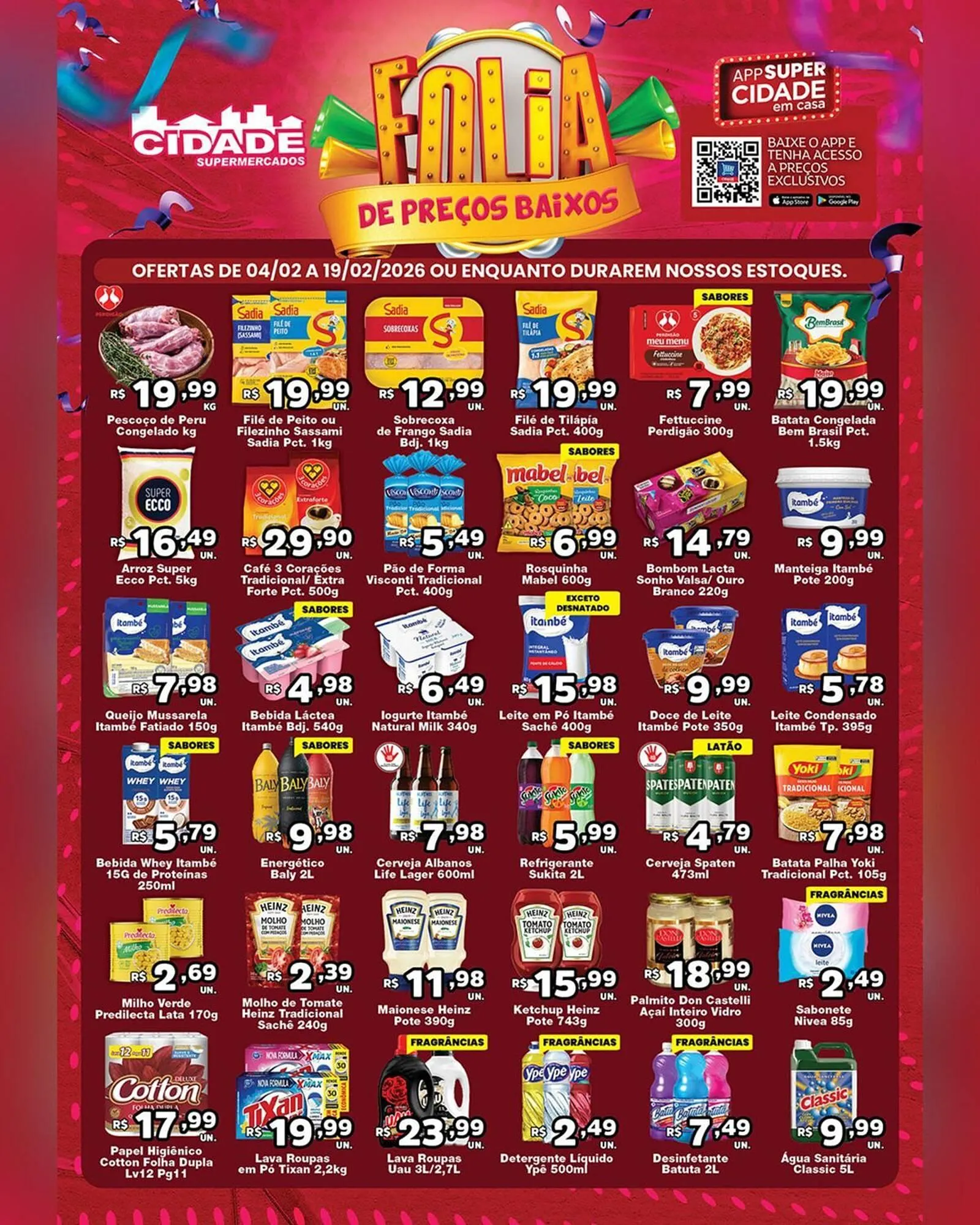 Encarte de Catálogo Cidade Supermercados 4 de fevereiro até 19 de fevereiro 2026 - Pagina 2