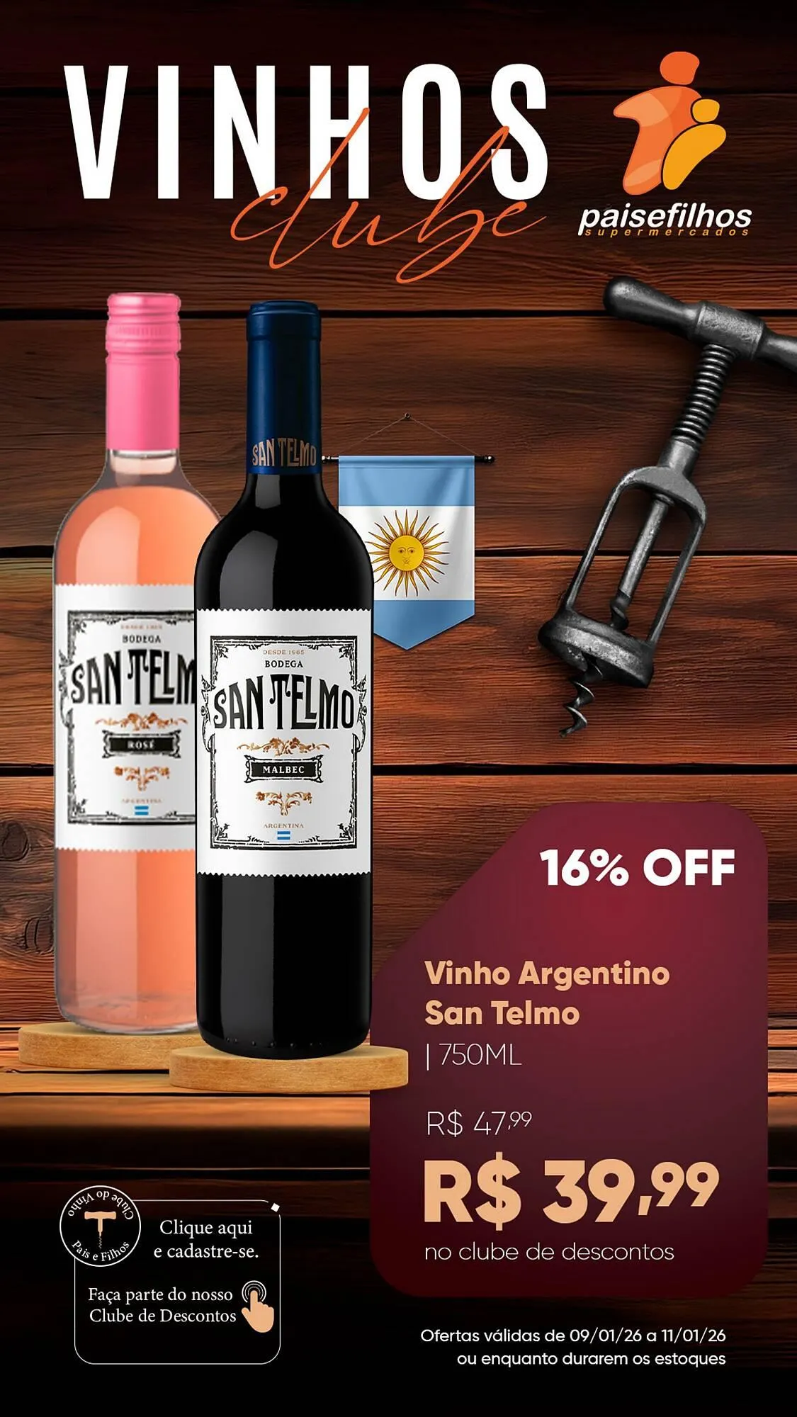 Encarte de Catálogo Pais e Filhos Supermercados 9 de janeiro até 11 de janeiro 2026 - Pagina 3