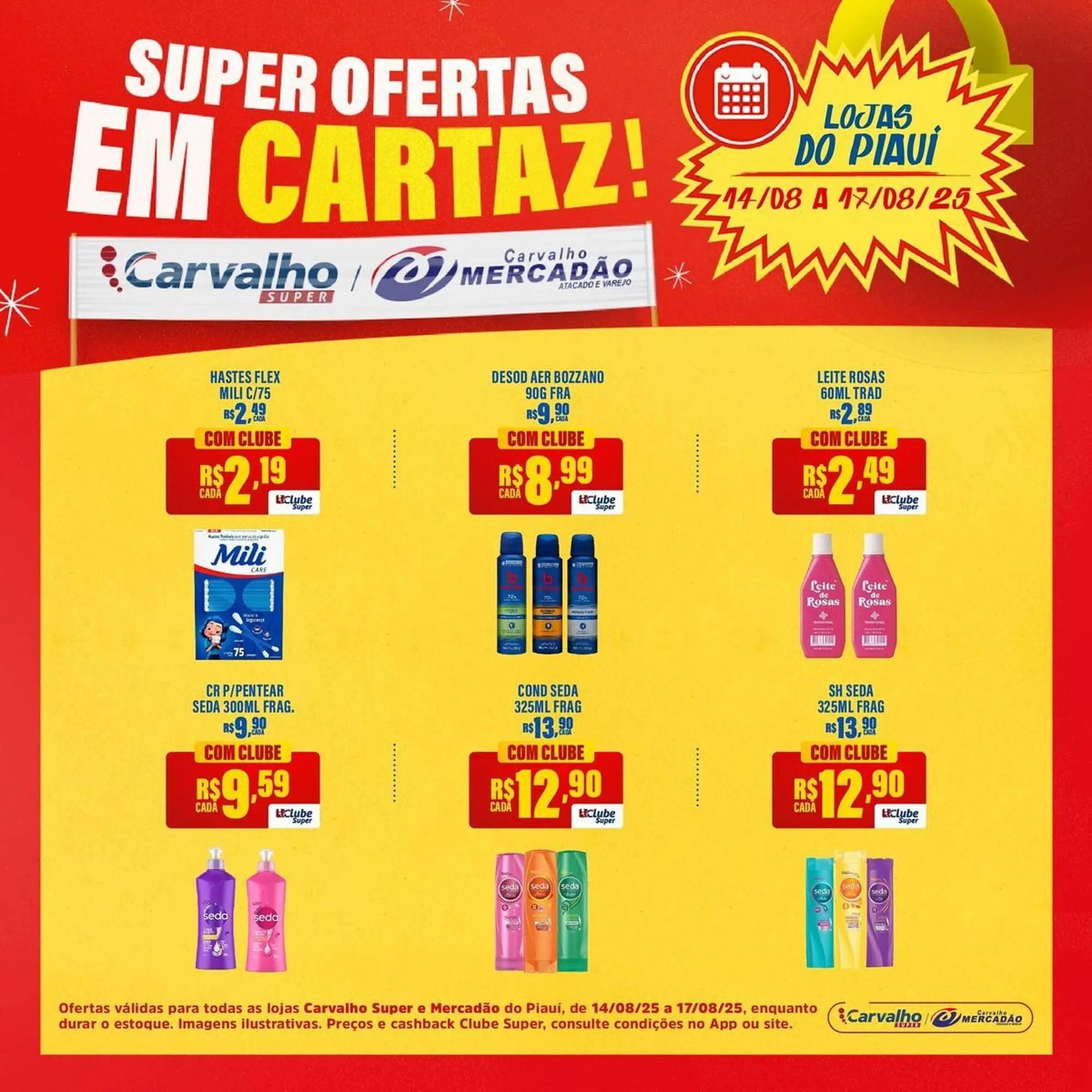 Encarte de Catálogo Carvalho Supermercado 14 de agosto até 17 de agosto 2025 - Pagina 5