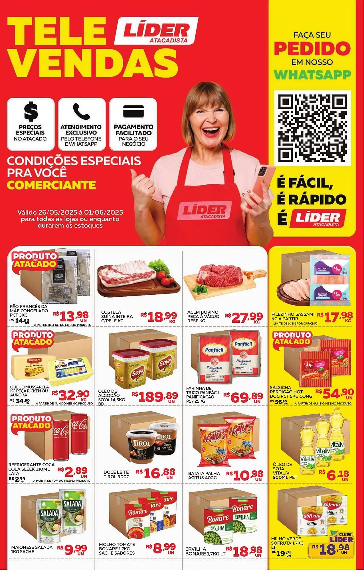 Encarte de Catálogo Lider Atacadista 28 de maio até 1 de junho 2025 - Pagina 1