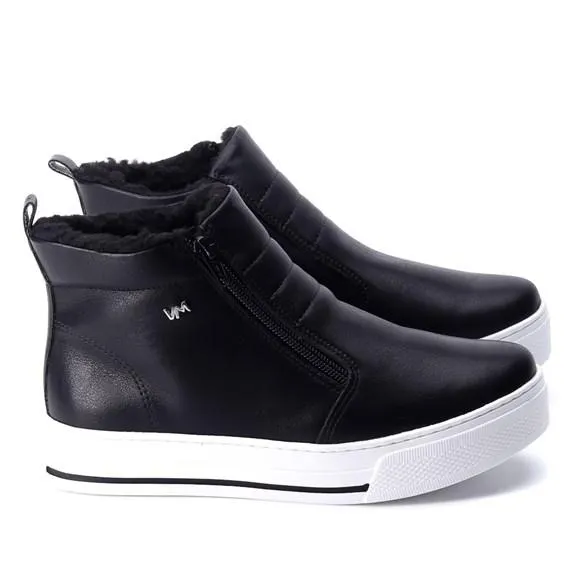 Tênis Cano Baixo Peluciada Feminino Via Marte 030-001