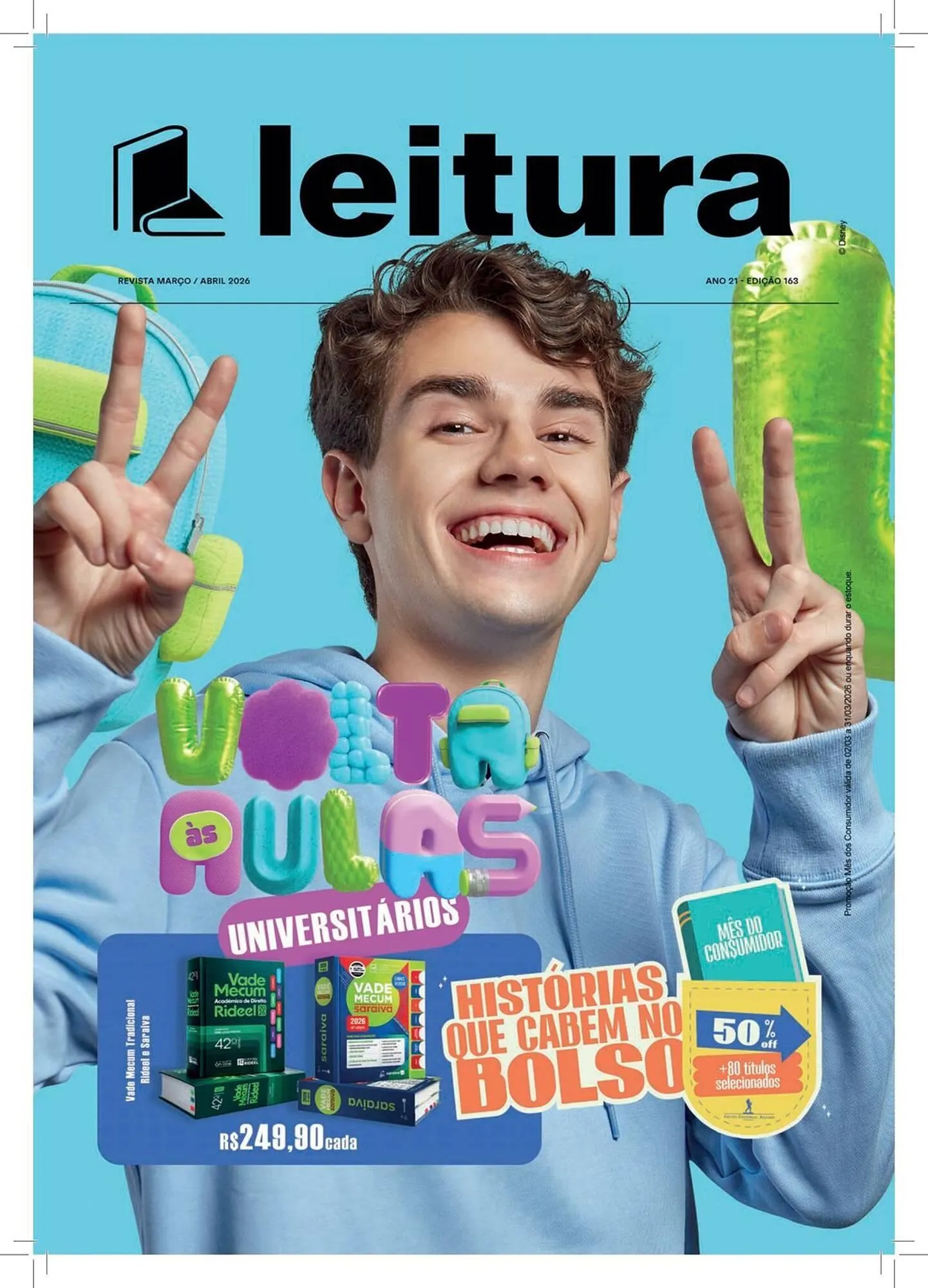 Encarte de Catálogo Livraria Leitura 2 de março até 31 de março 2026 - Pagina 1