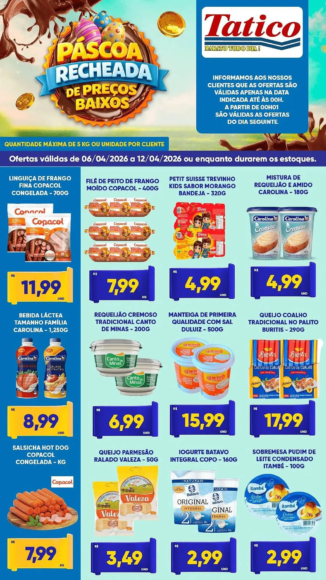 Encarte de Tabloide Tatico 6 de abril até 12 de abril 2026 - Pagina 1