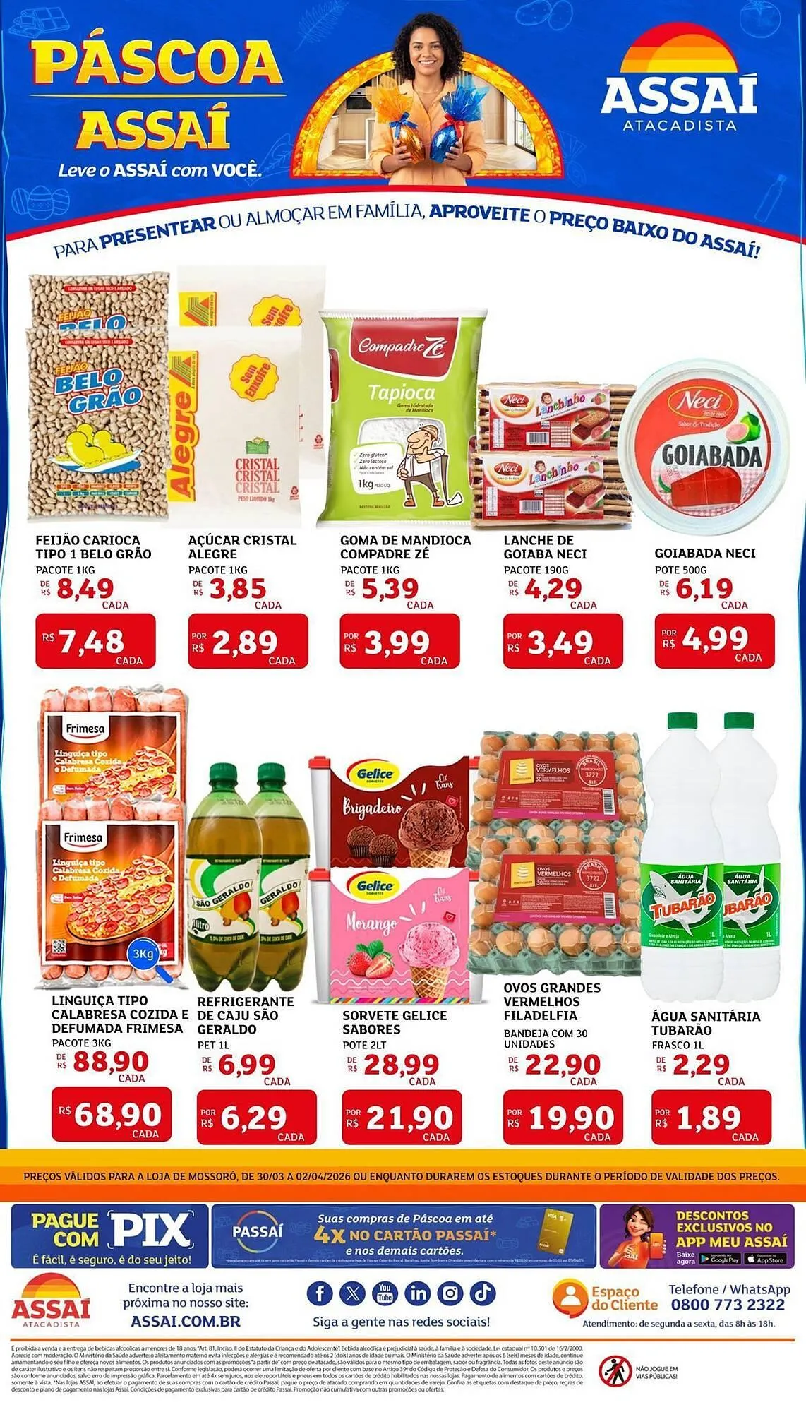 Encarte de Encarte Assaí Atacadista 30 de março até 2 de abril 2026 - Pagina 1