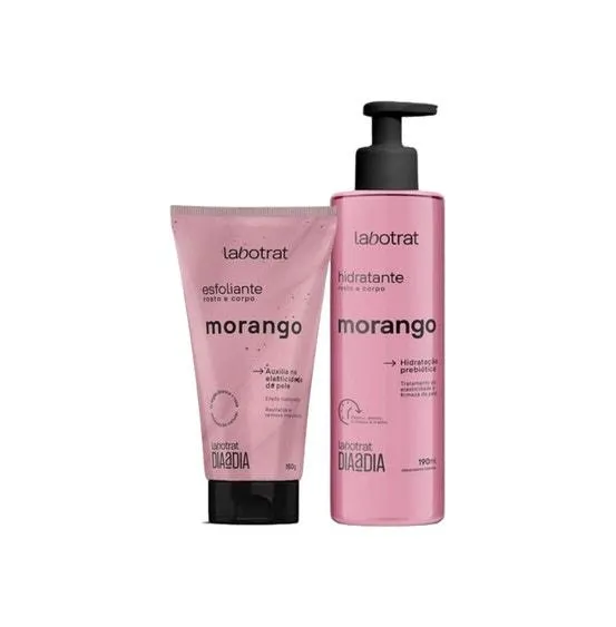 Kit Dia a Dia Labotrat Morango c/2un