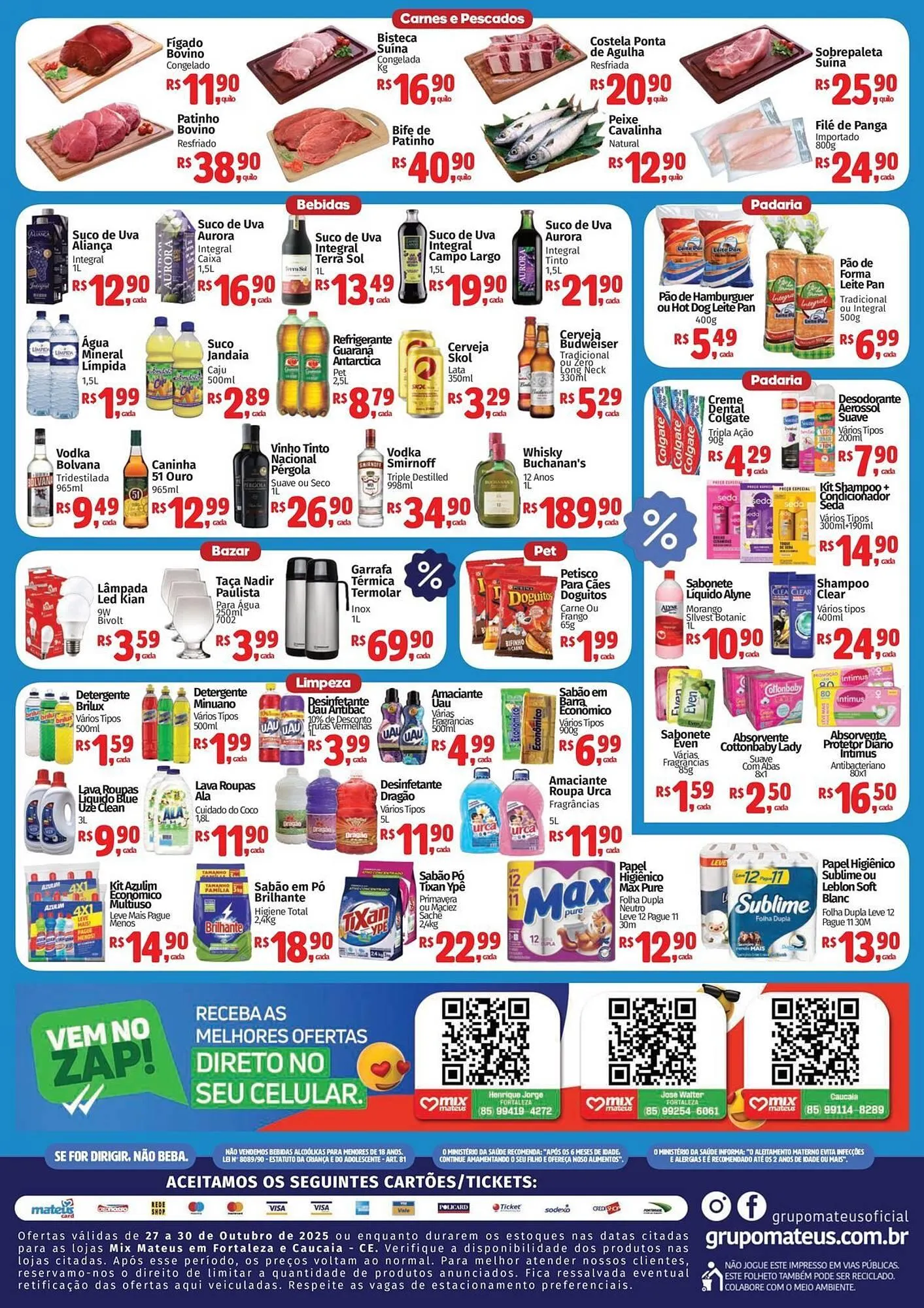 Encarte de Catálogo Supermercados Mateus 27 de outubro até 30 de outubro 2025 - Pagina 2