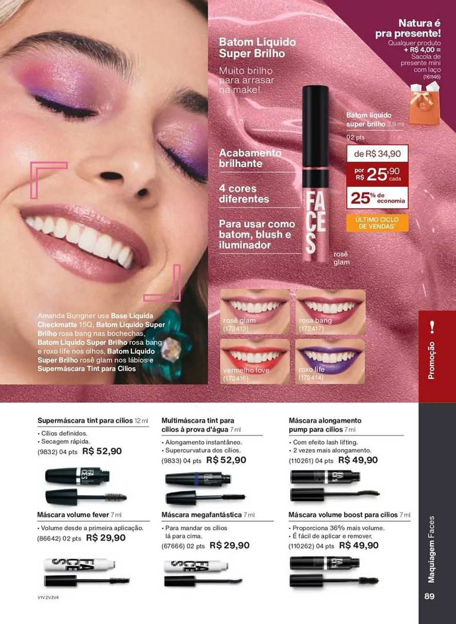 Encarte de Catálogo Natura 24 de abril até 30 de maio 2025 - Pagina 89