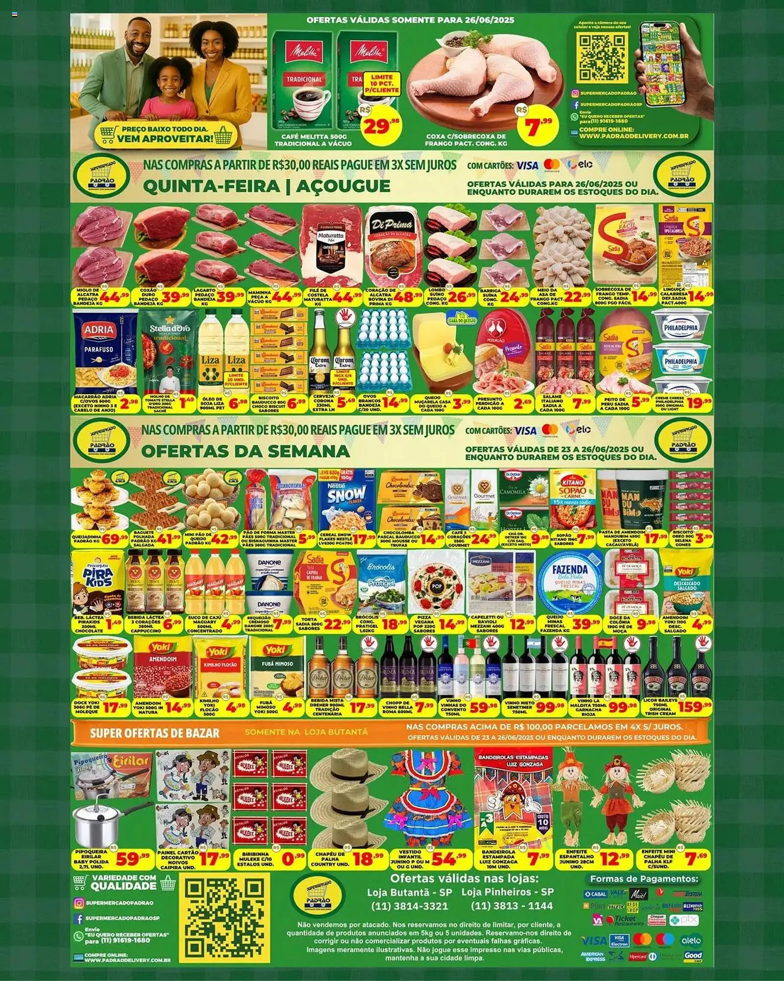 Encarte de Catálogo Supermercado Padrão 23 de junho até 26 de junho 2025 - Pagina 2