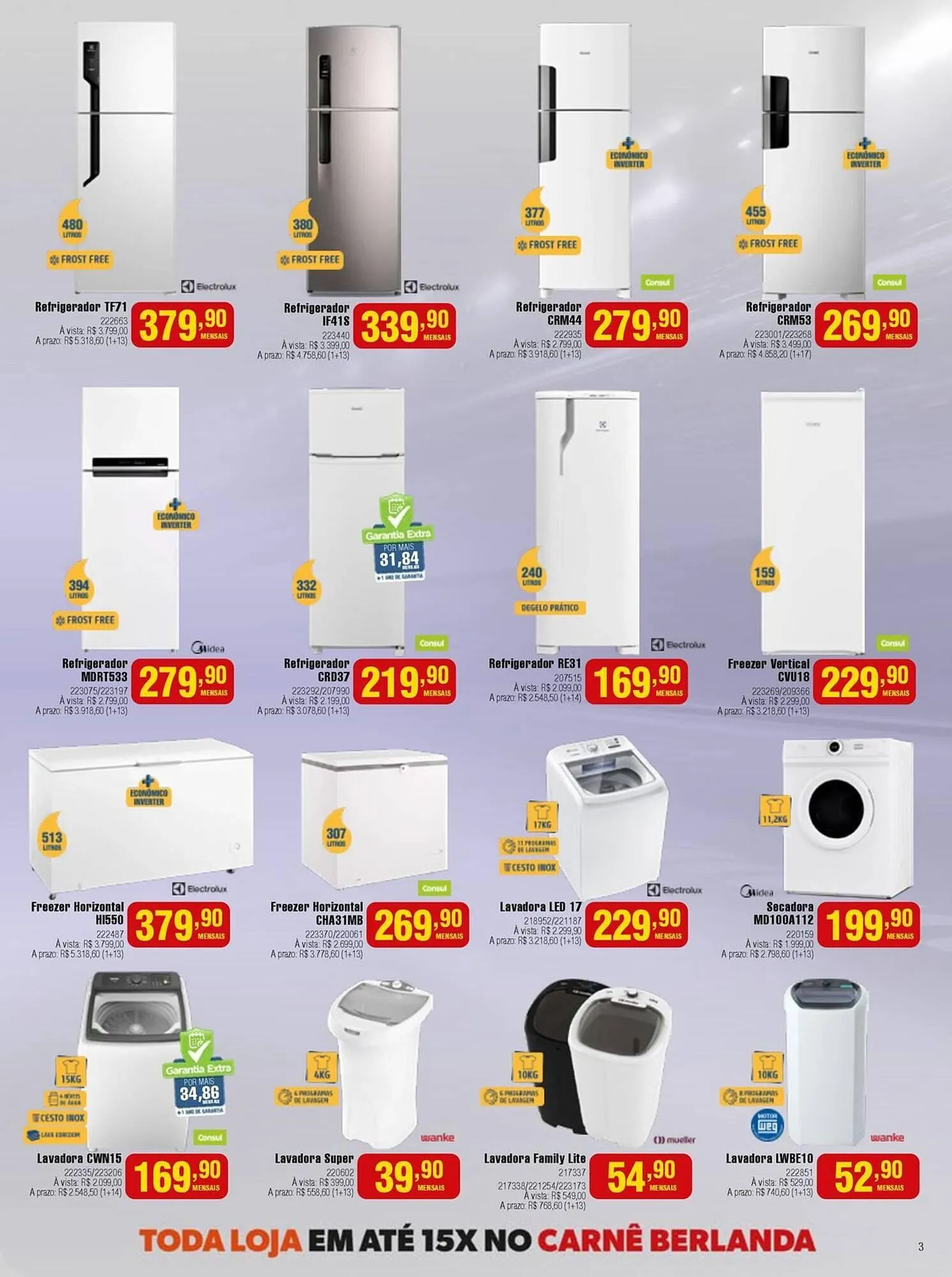 Encarte de Catálogo Berlanda 1 de abril até 26 de abril 2026 - Pagina 3