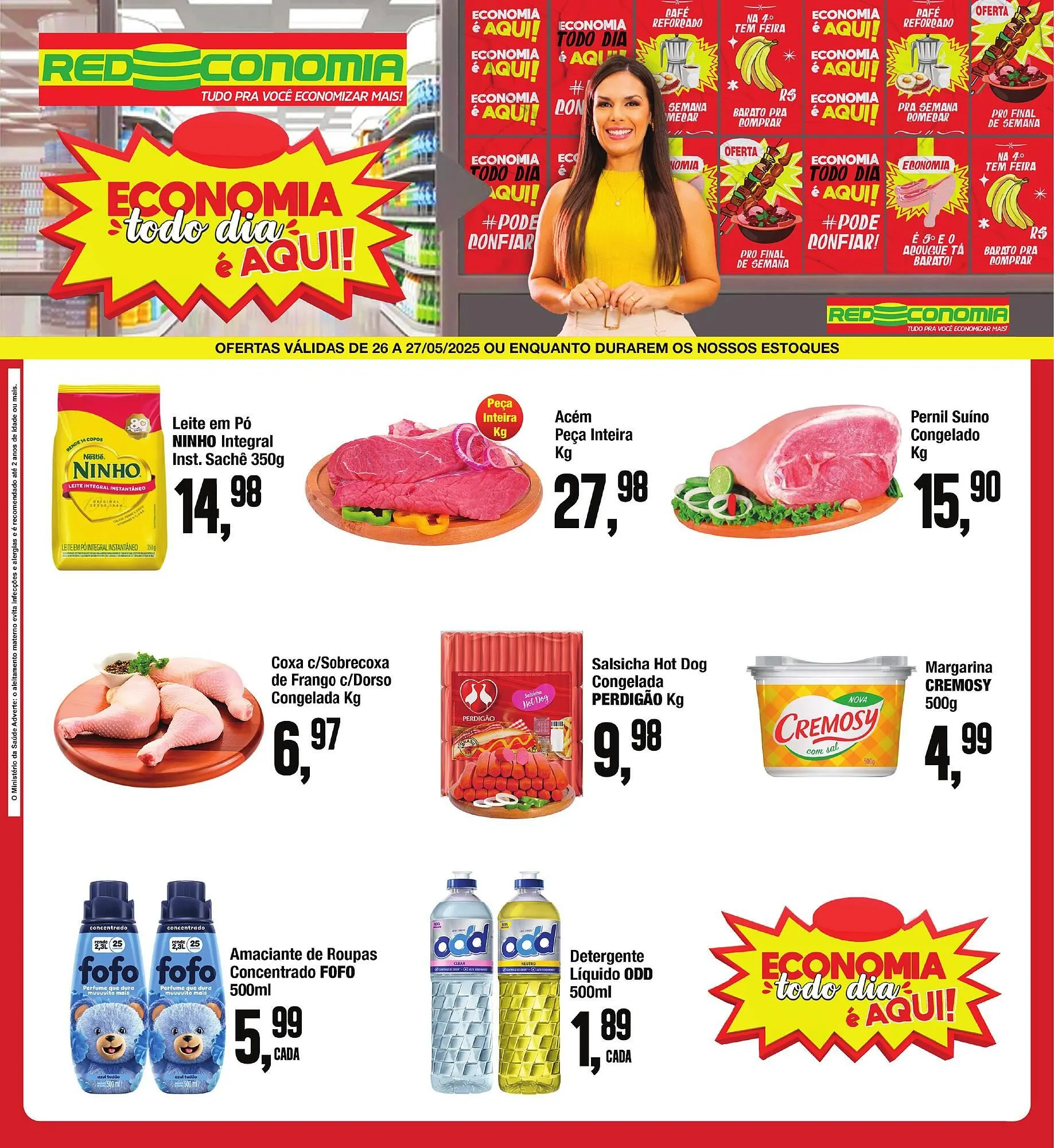 Encarte de Catálogo Rede Economia 26 de maio até 29 de maio 2025 - Pagina 1