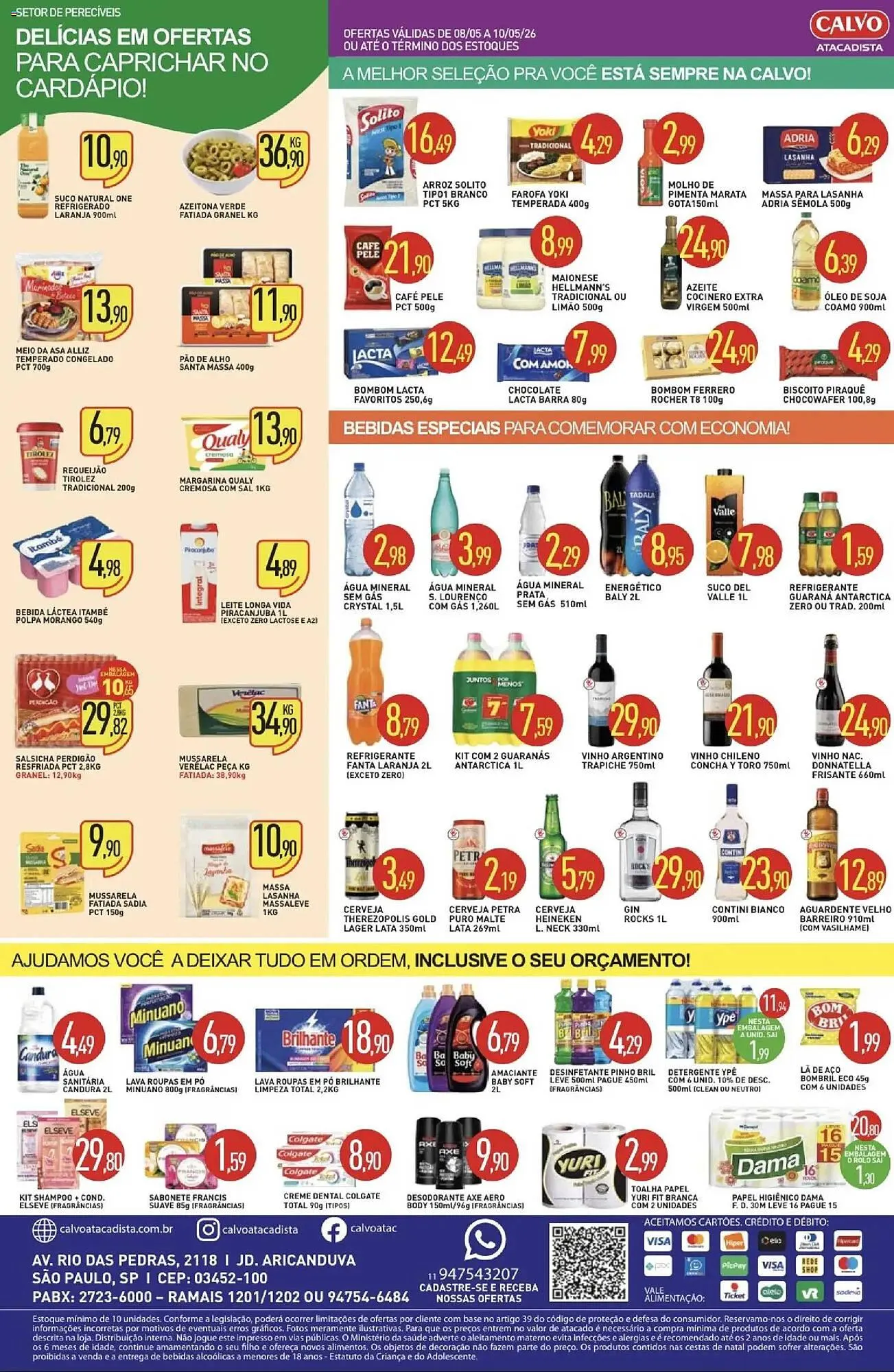 Encarte de Folheto Calvo Atacadista 8 de maio até 10 de maio 2026 - Pagina 2