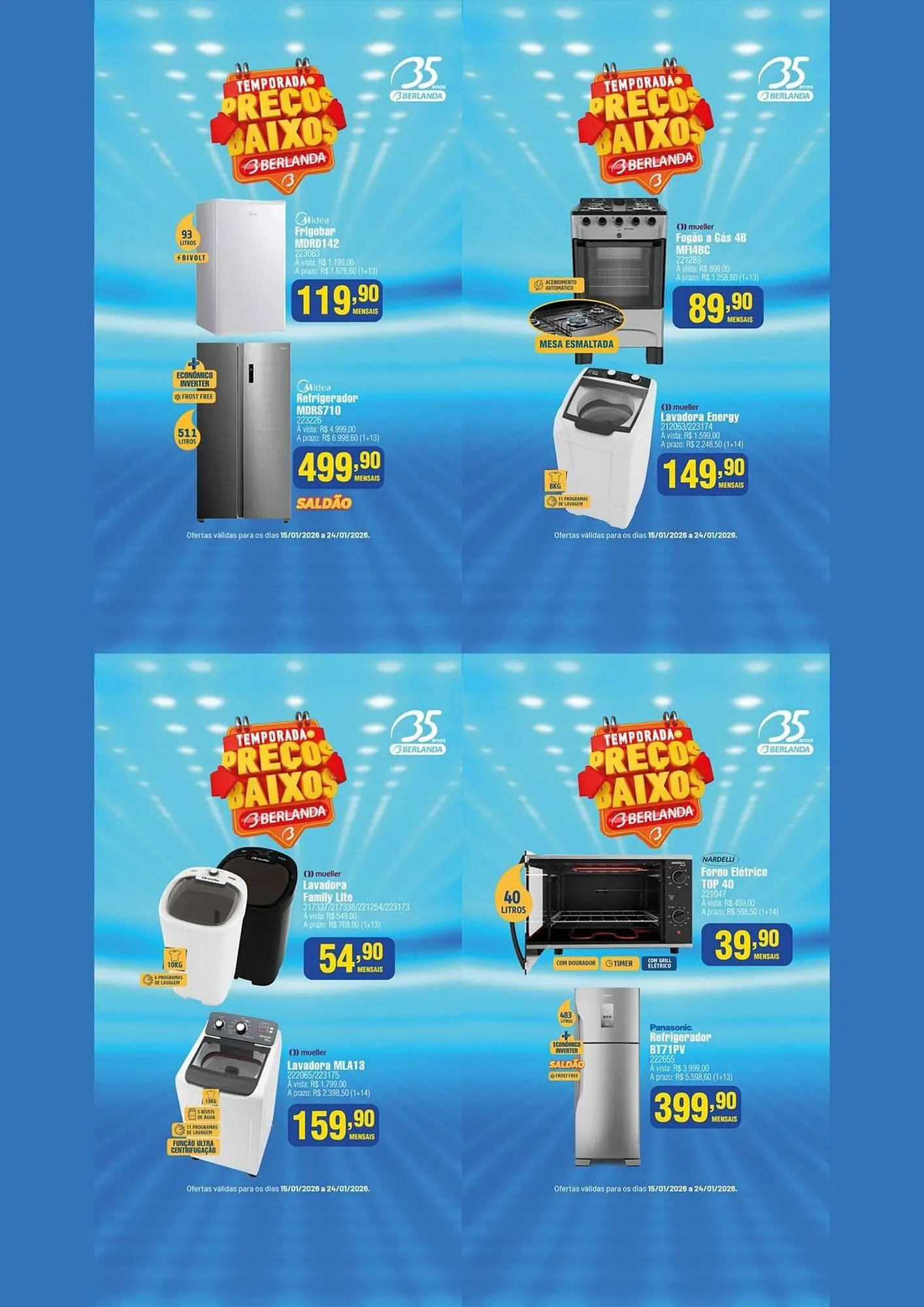 Encarte de Catálogo Berlanda 15 de janeiro até 24 de janeiro 2026 - Pagina 6