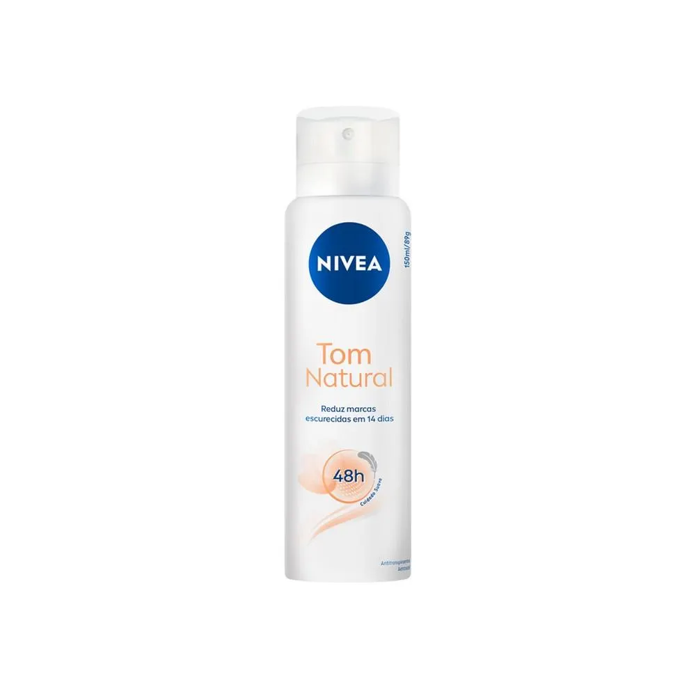 Desodorante Antitranspirante Nivea Aerossol Tom Natural 150ml