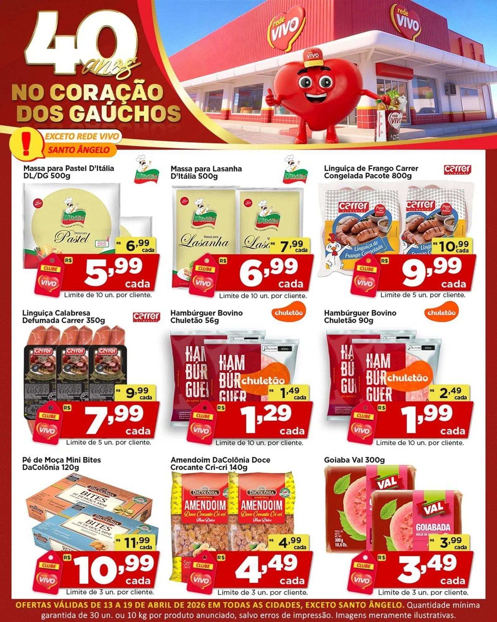 Encarte de Encarte Rede Vivo 13 de abril até 19 de abril 2026 - Pagina 1