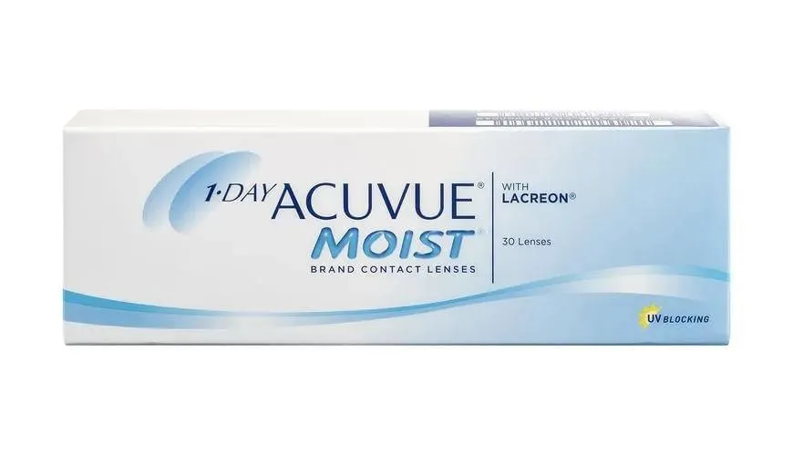 Lentes de Contato 1-Day Acuvue Moist com Lacreon 30 Unidades