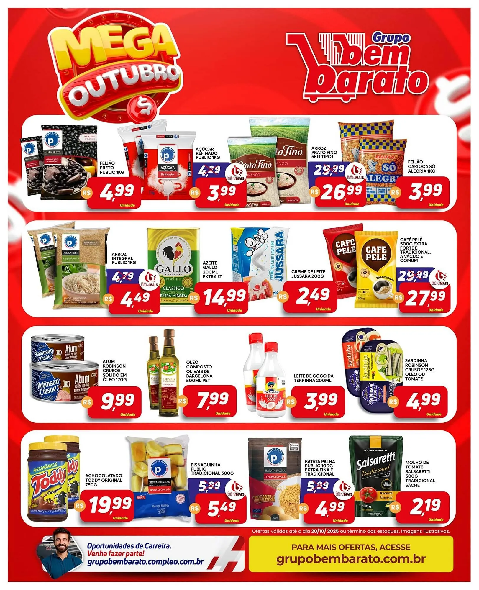 Encarte de Catálogo Supermercado Bem Barato 13 de outubro até 20 de outubro 2025 - Pagina 2