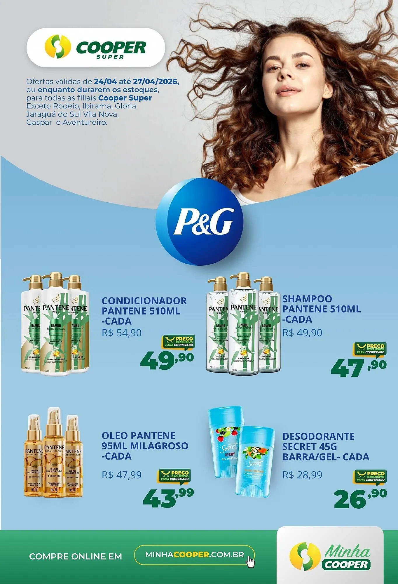 Encarte de Tabloide Cooper 24 de abril até 27 de abril 2026 - Pagina 1