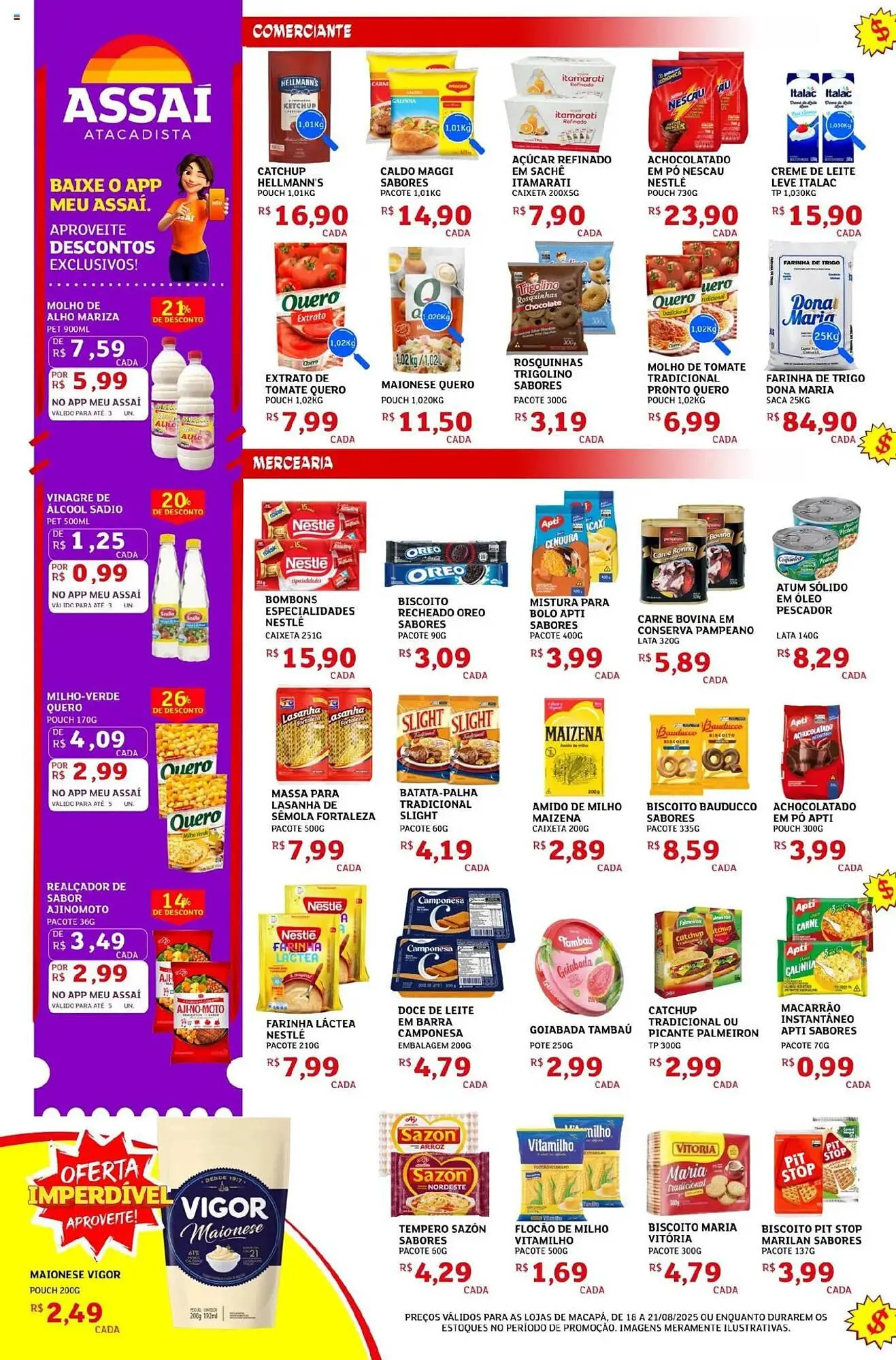 Encarte de Catálogo Assaí Atacadista 18 de agosto até 21 de agosto 2025 - Pagina 2