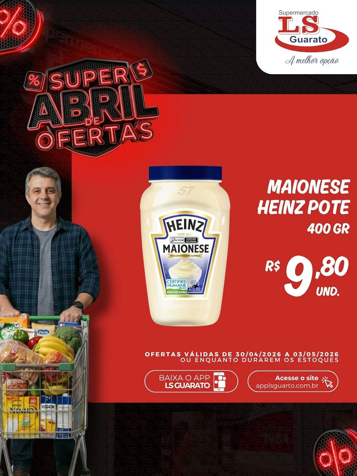 Encarte de Catálogo Supermercado LS Guarato 30 de abril até 3 de maio 2026 - Pagina 1