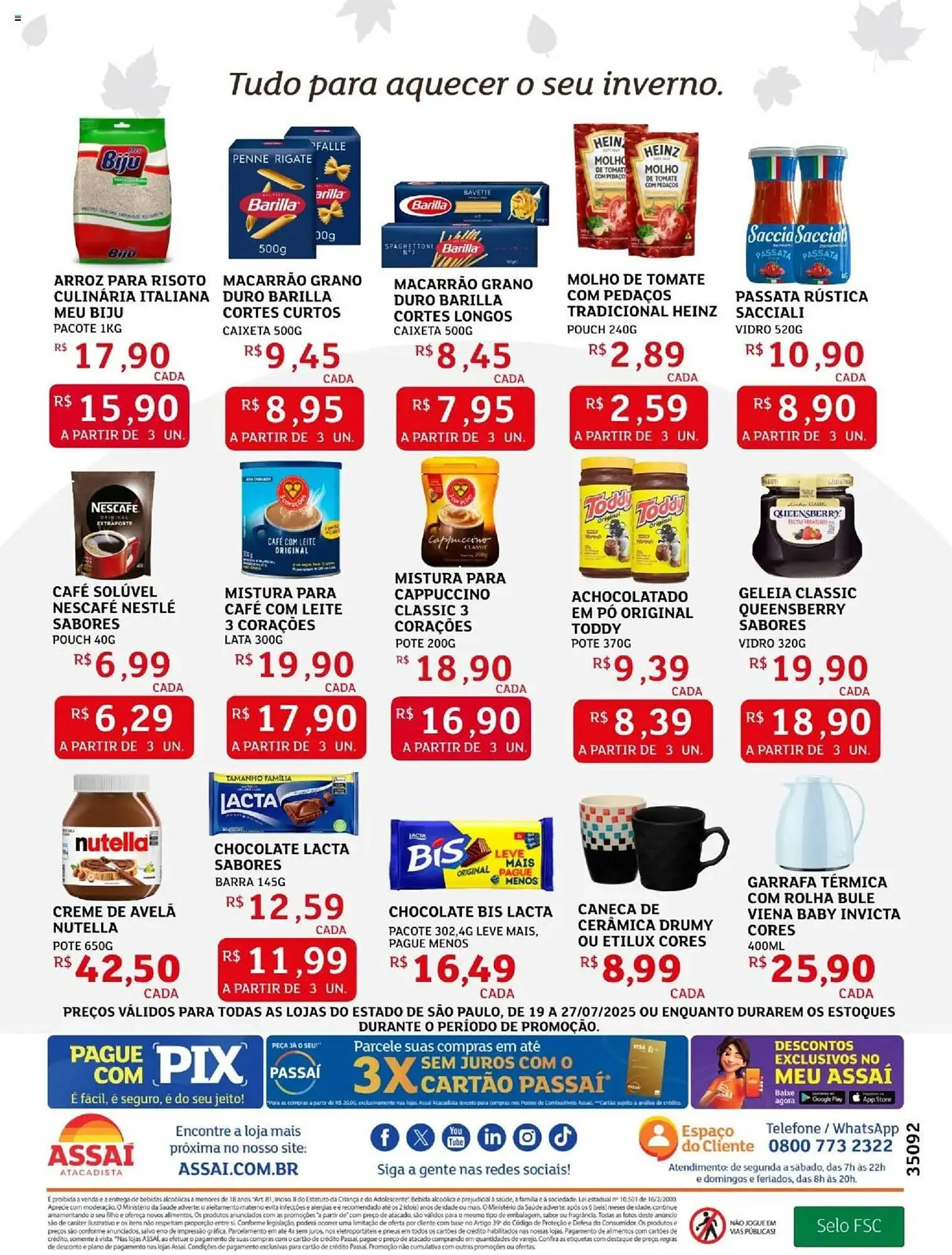 Encarte de Catálogo Assaí Atacadista 19 de julho até 28 de julho 2025 - Pagina 4