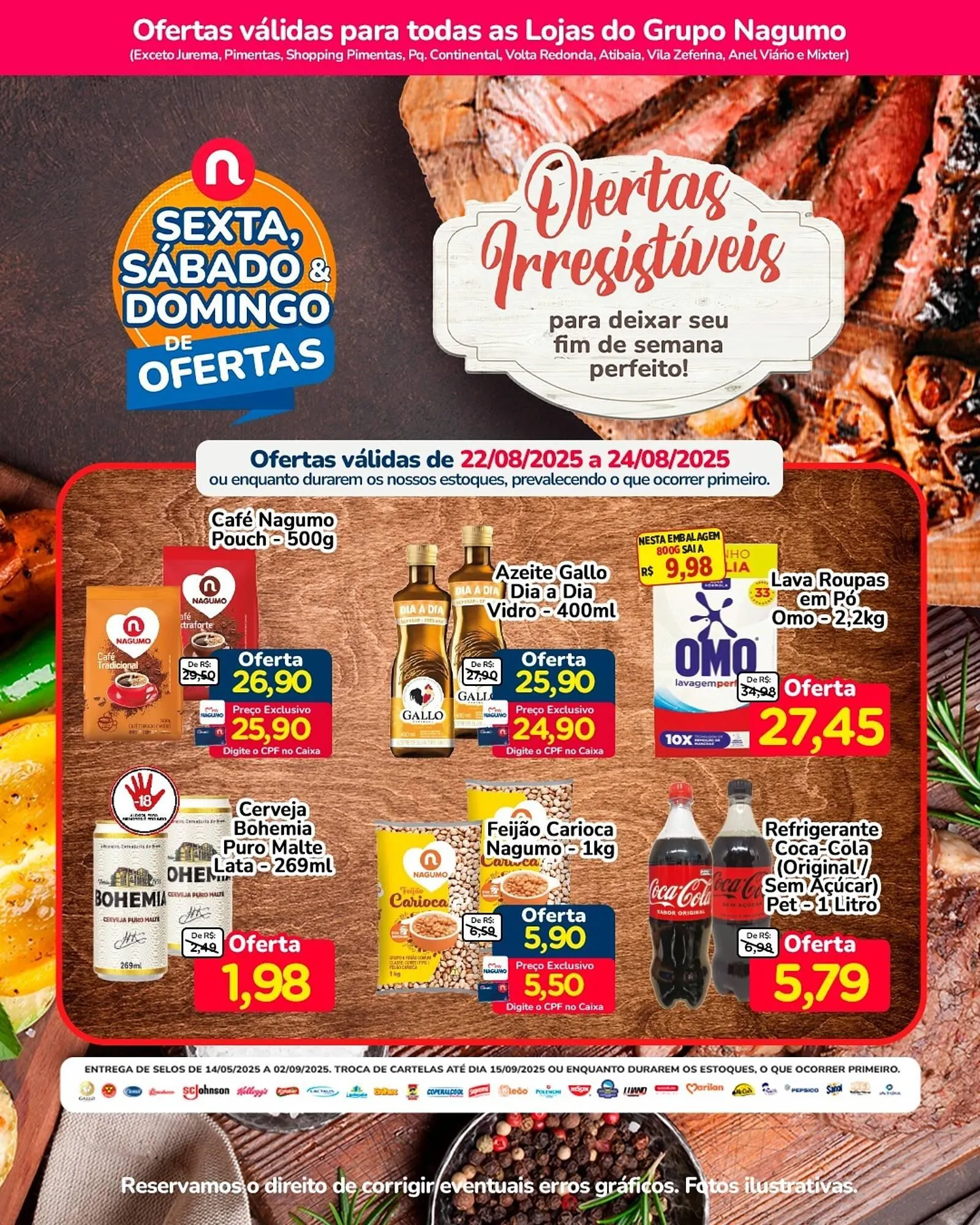 Encarte de Catálogo Nagumo 23 de agosto até 24 de agosto 2025 - Pagina 1