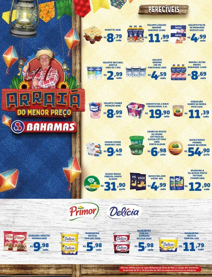Encarte de Arraiá do Menor Preço Bahamas 3 de junho até 16 de junho 2024 - Pagina 10