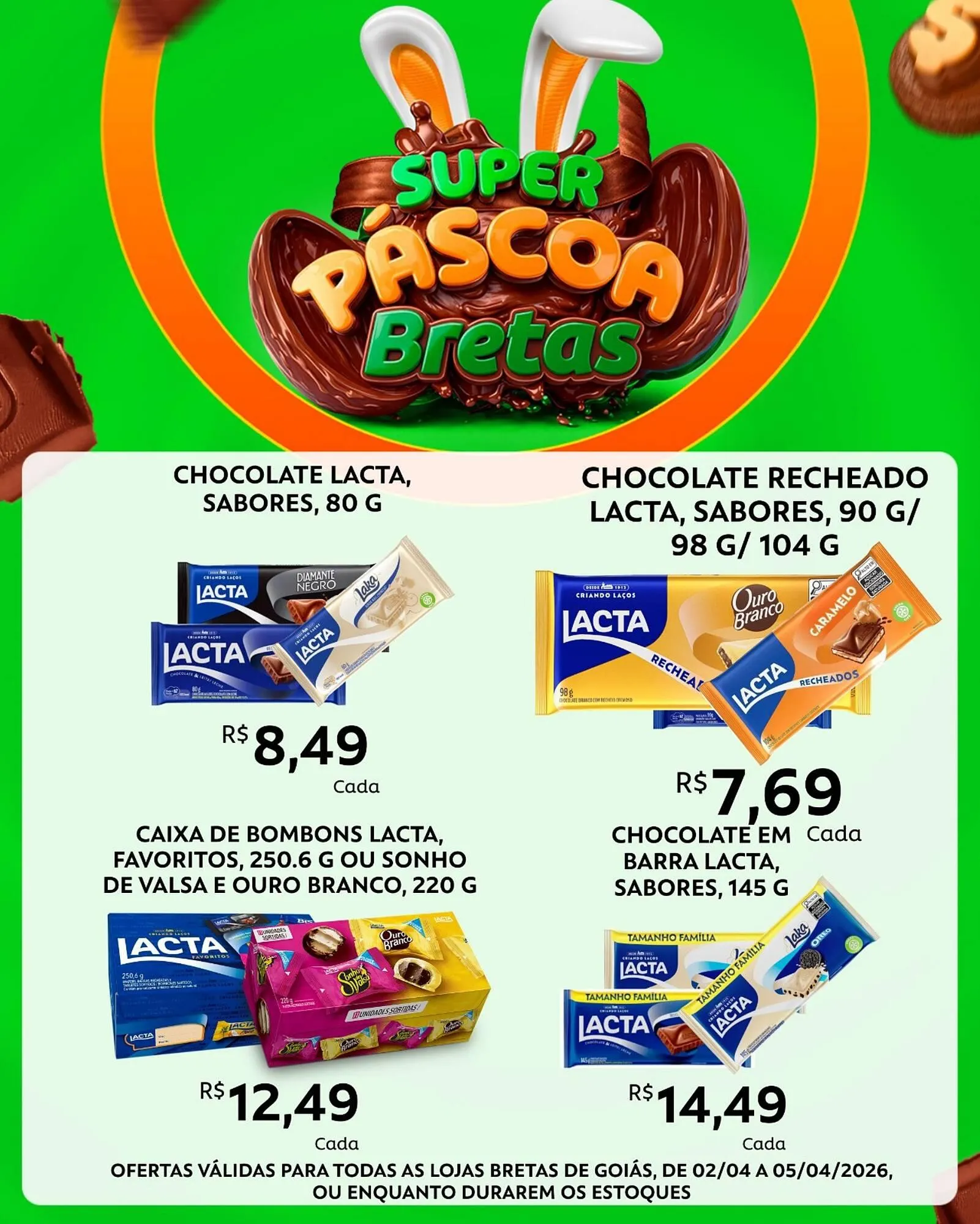 Encarte de Catálogo Supermercados Bretas 3 de abril até 5 de abril 2026 - Pagina 3