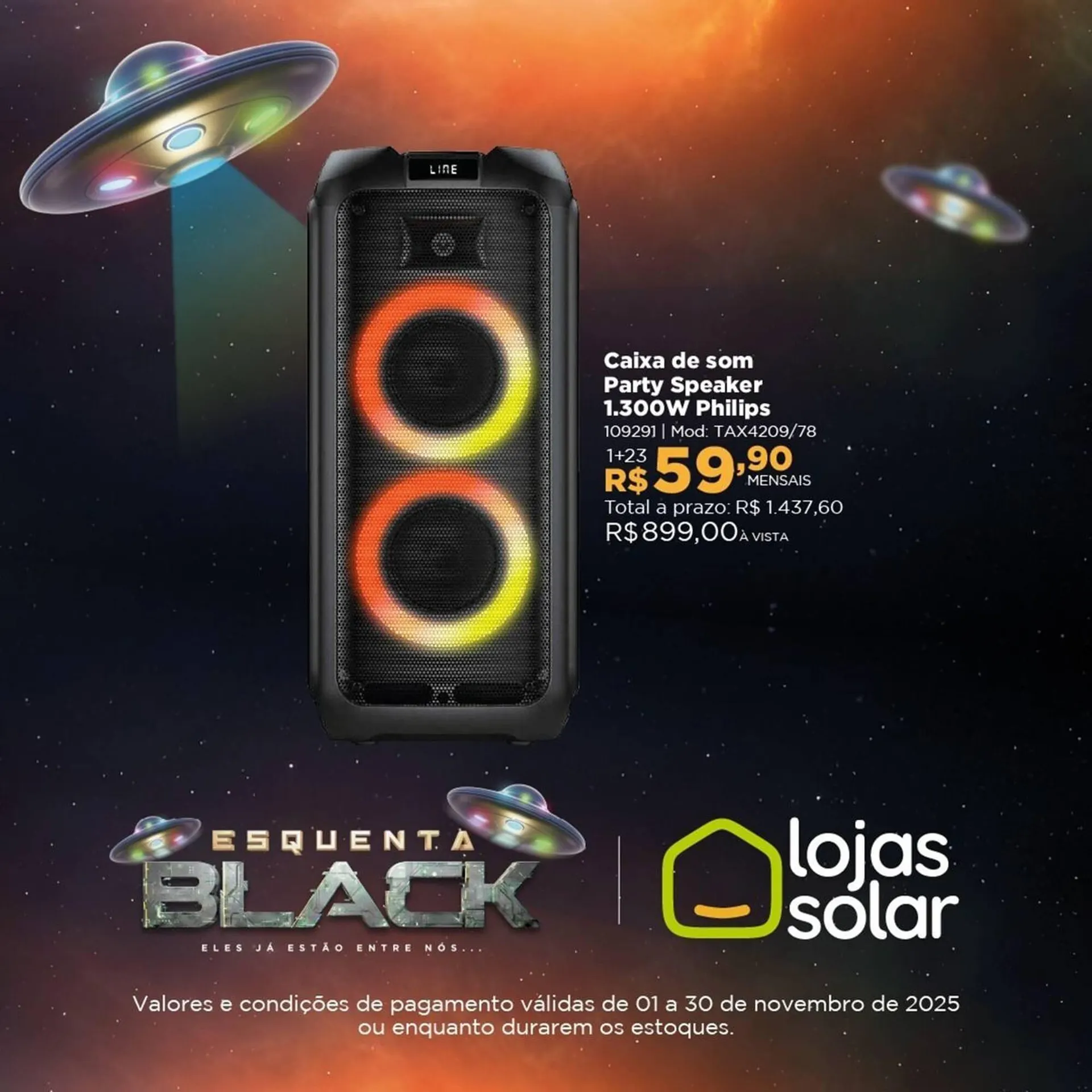 Encarte de Catálogo Lojas Solar 7 de novembro até 30 de novembro 2025 - Pagina 1